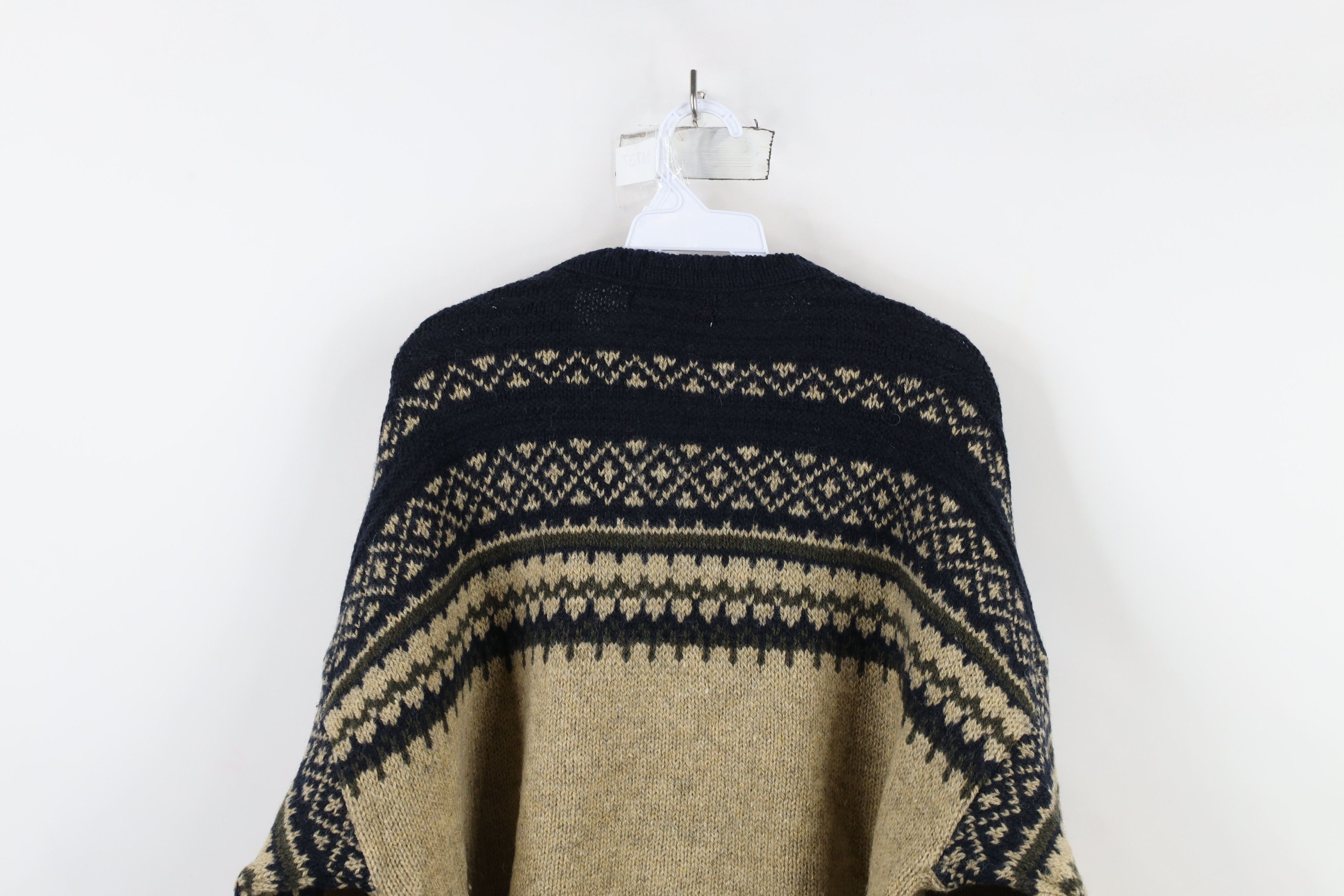 Eddie Bauer × Vintage Vintage 90s Eddie Bauer Wool Fair Isle Crewneck Sweater USA Size US XL / EU 56 / 4 - 11 Thumbnail