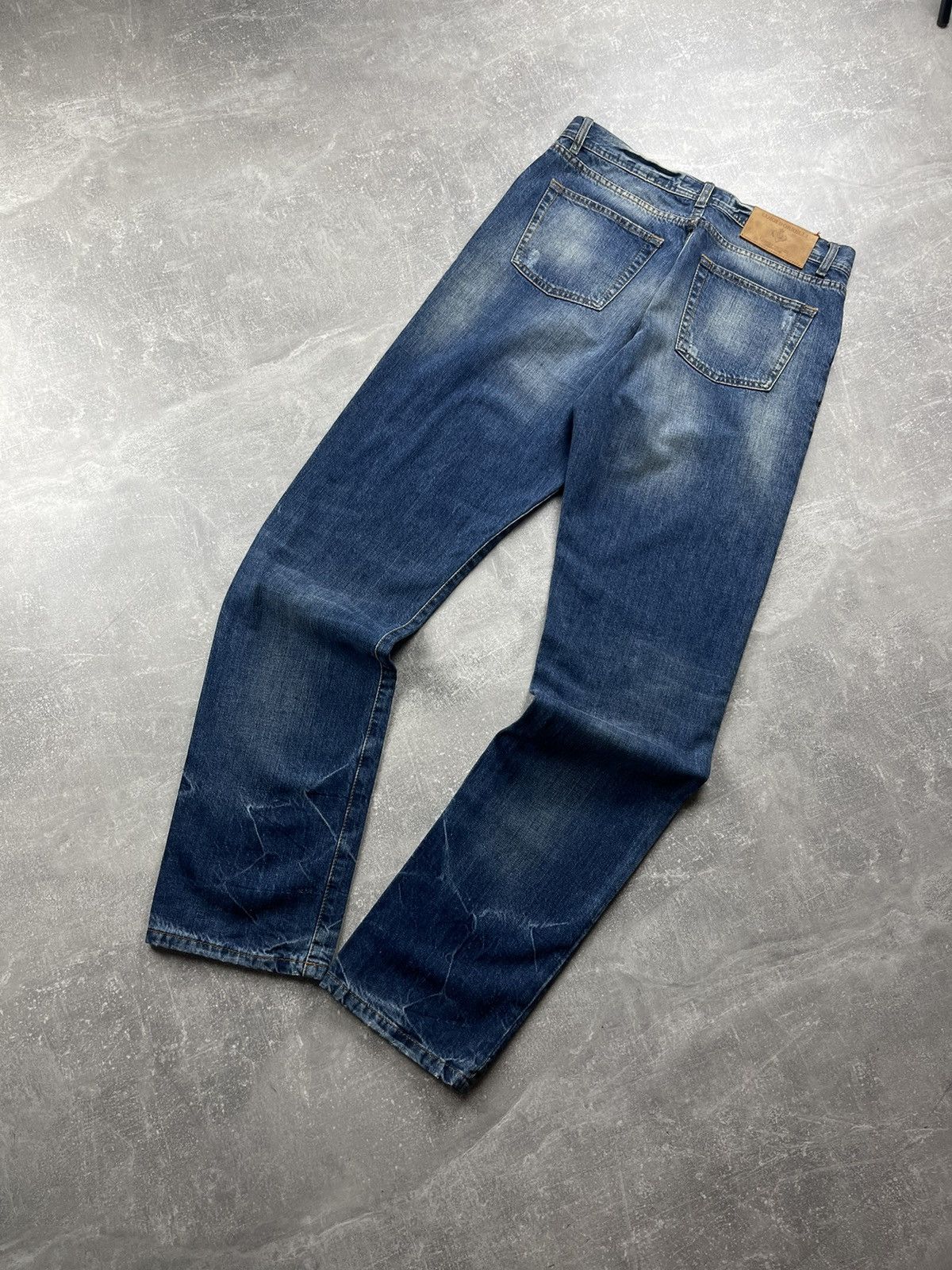 Luigi Borrelli Luigi Borrelli Luxury Distressed Denim Jeans Blue Size US 33 - 1 Thumbnail