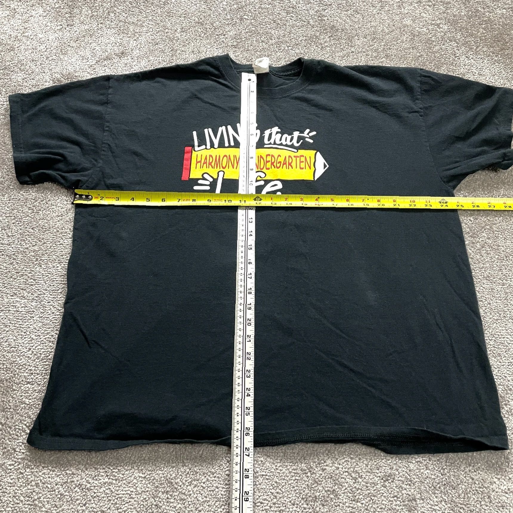 Gildan Gildan Heavy Cotton T-Shirt Unisex Adults 2XL Black Crew Neck Short Sleeve Casual 90s Size US XXL / EU 58 / 5 - 6 Thumbnail