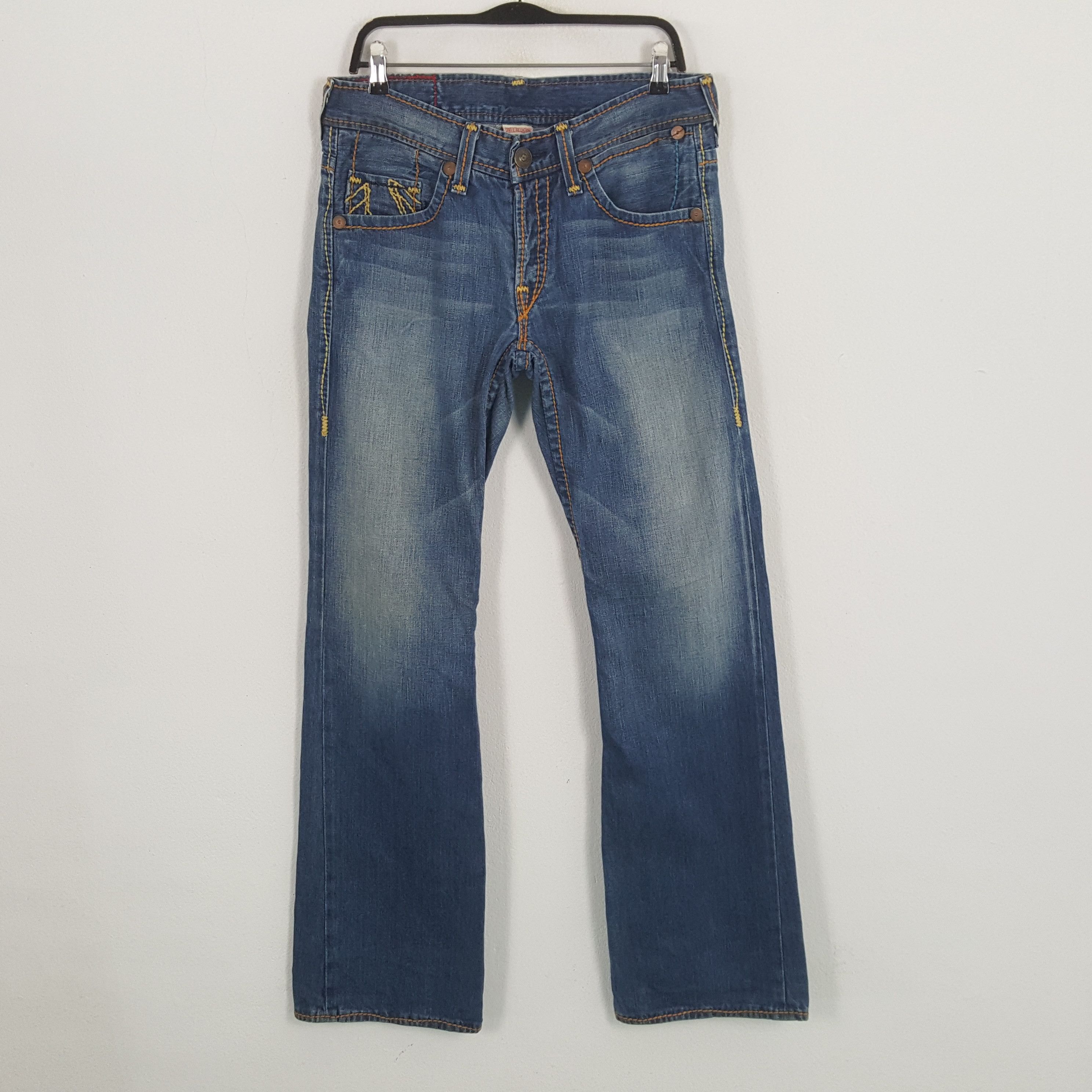 True Religion × Vintage TRUE RELIGION Streetwear Style Billy Giant Big T Jeans Size US 33 - 4 Thumbnail