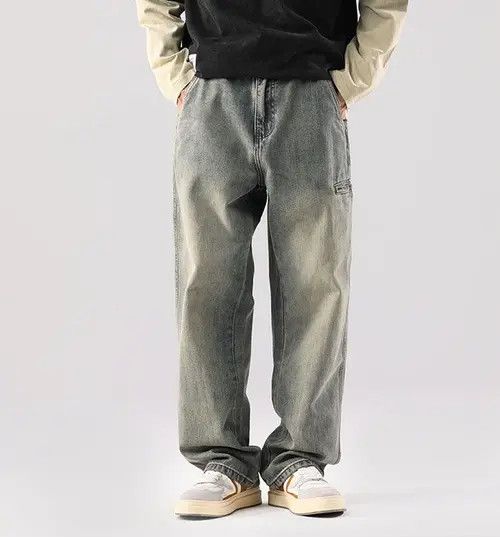 Japanese Brand High street distressed washed jeans Size US 32 / EU 48 - 1 Thumbnail