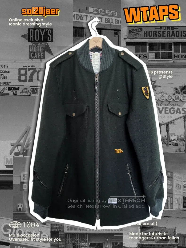 Wtaps Wtaps Military-style wool jacket Size US XL / EU 56 / 4 - 1 Thumbnail