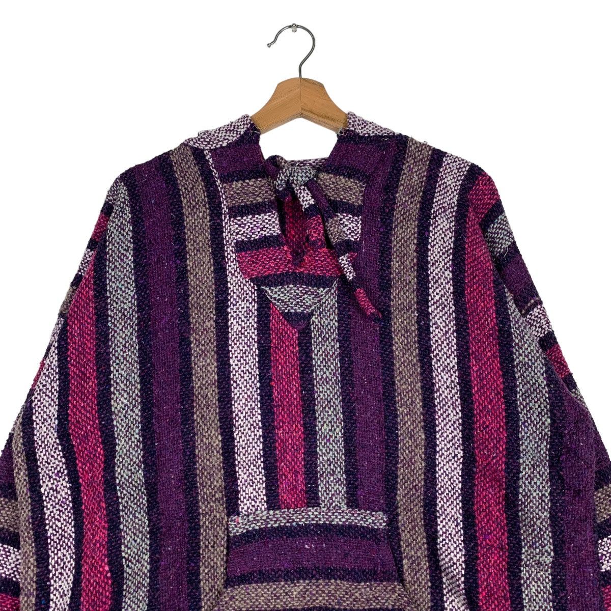 Baja East Vintage Mexican Baja Blanket Pullover Hoodies #0588-C27 Size US L / EU 52-54 / 3 - 2 Thumbnail