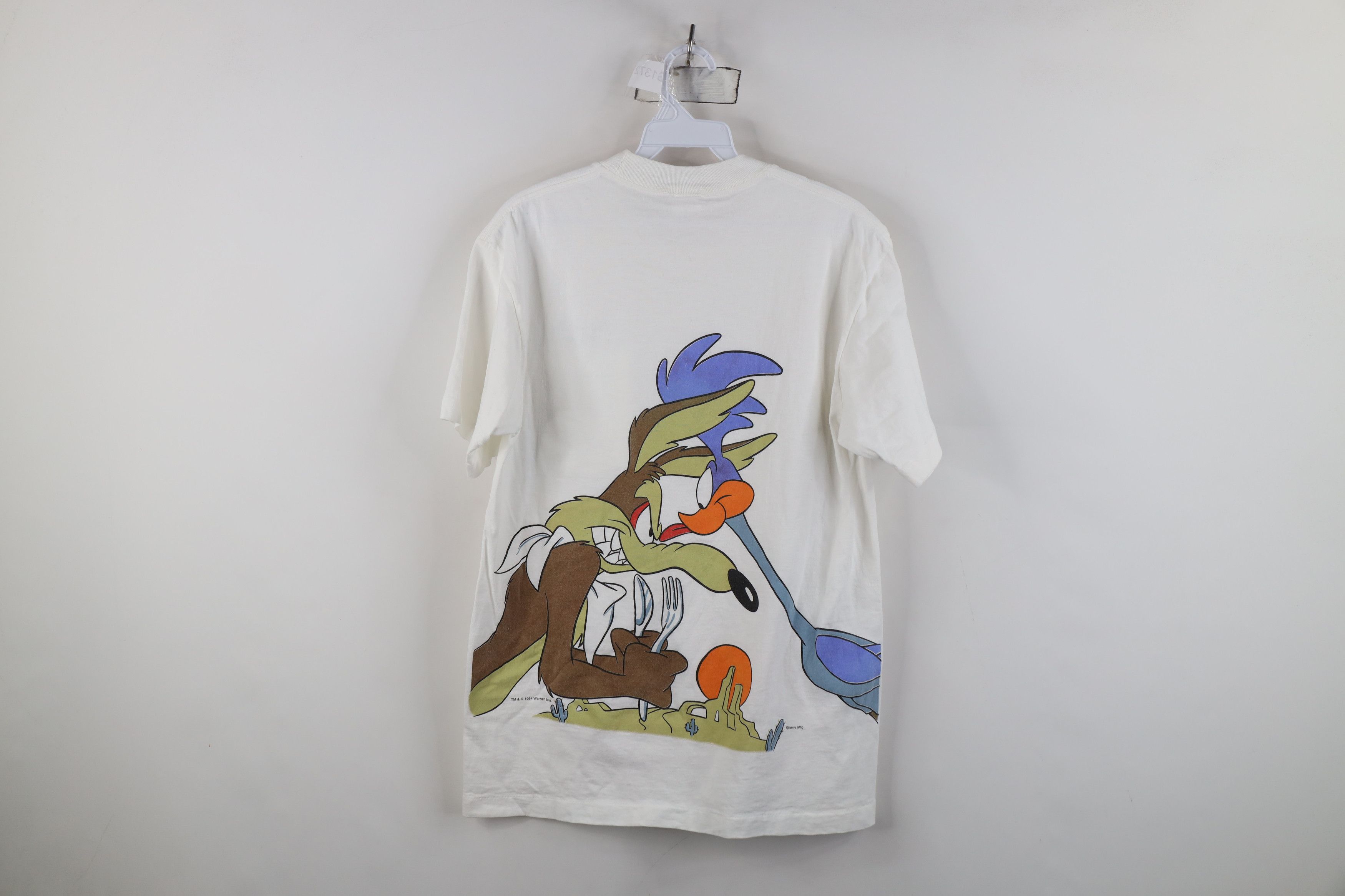 Vintage Vintage 90s Warner Bros E Coyote Road Runner T-Shirt USA Size US M / EU 48-50 / 2 - 13 Thumbnail