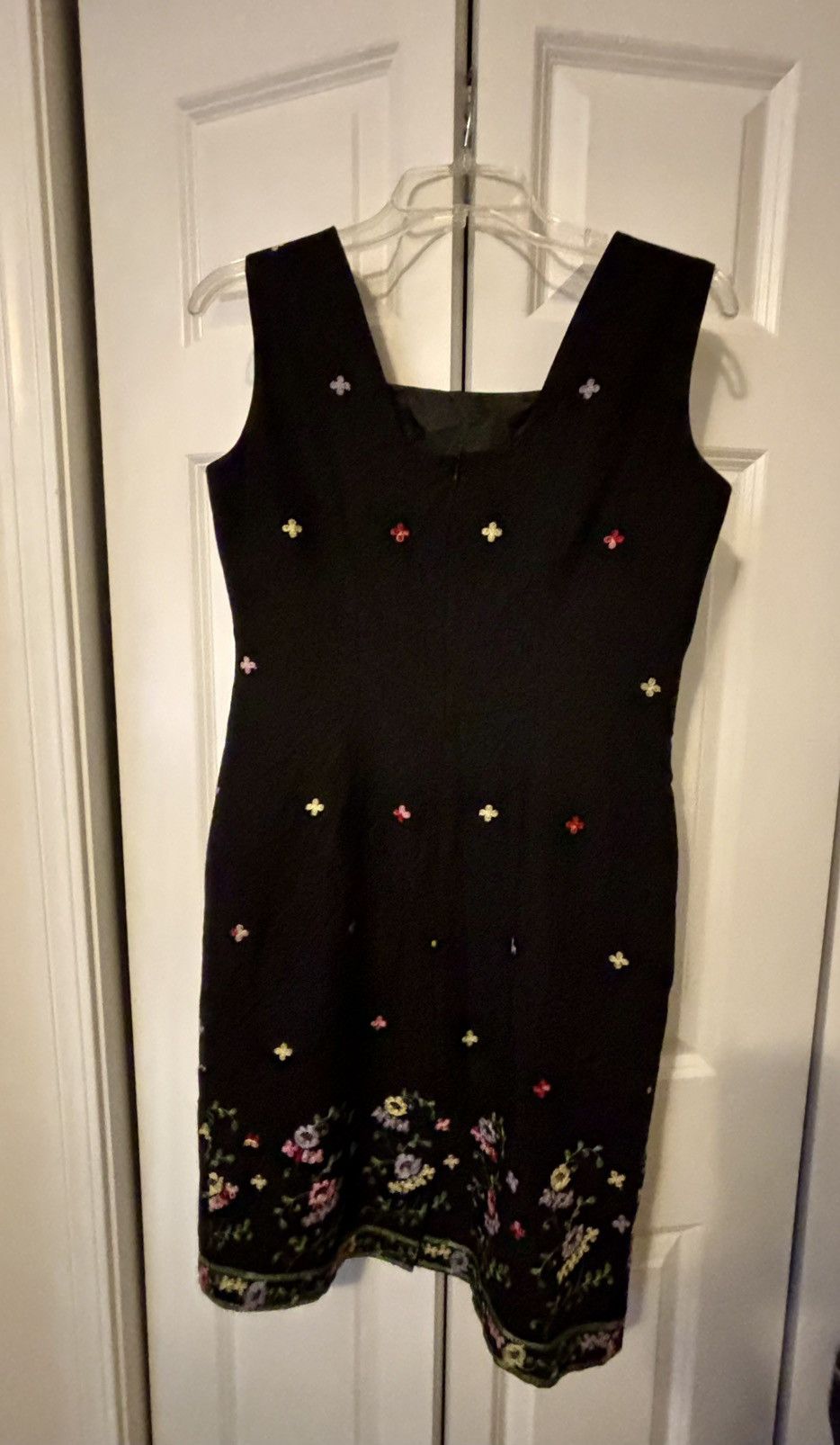 Vintage Vintage Embroidered Floral Design Boho Mini Dress 6 Size S / US 4 / IT 40 - 3 Thumbnail