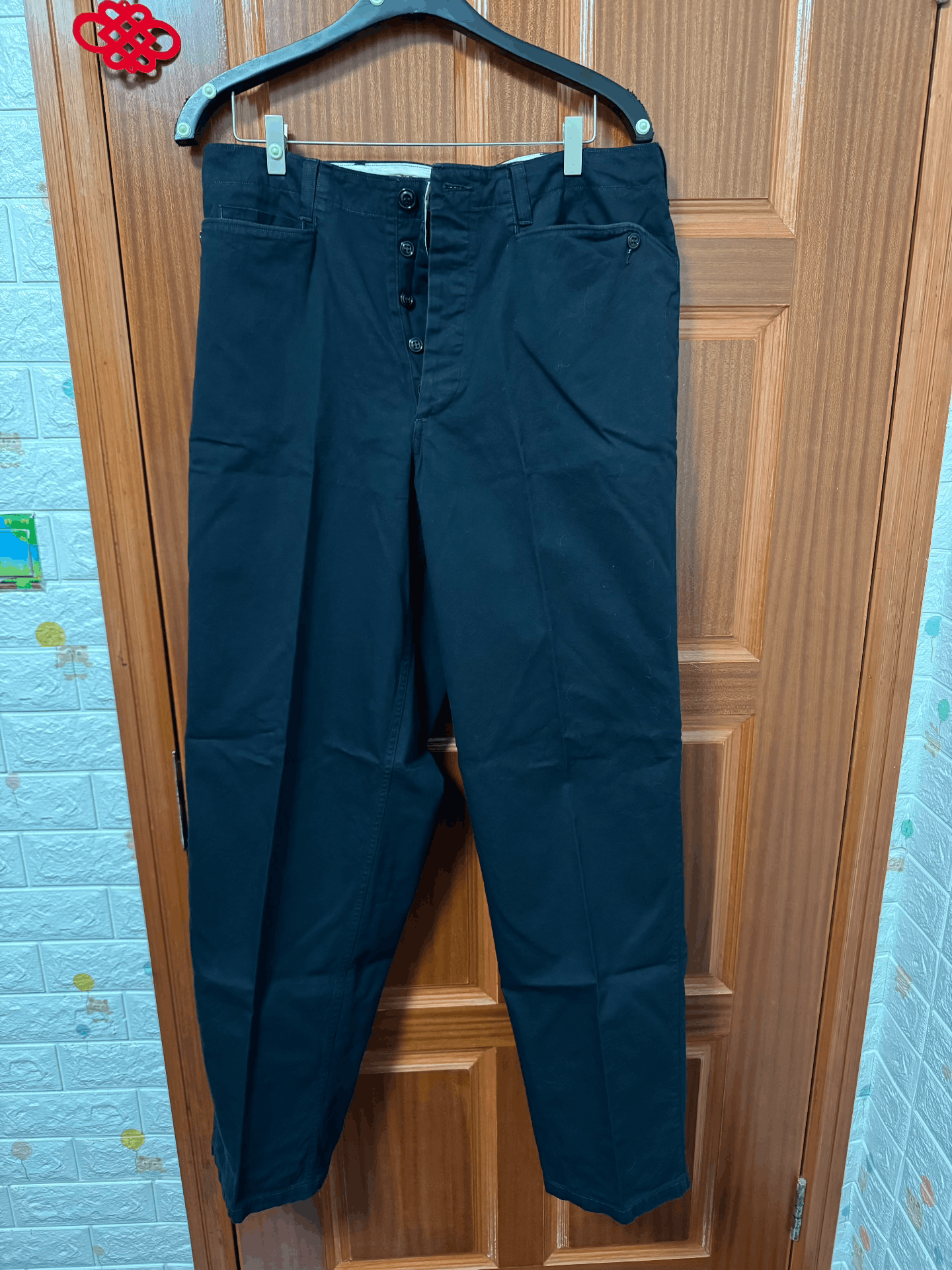 Freewheelers Freewheelers 50s Work Trousers in Blue Size US 36 / EU 52 - 1 Thumbnail