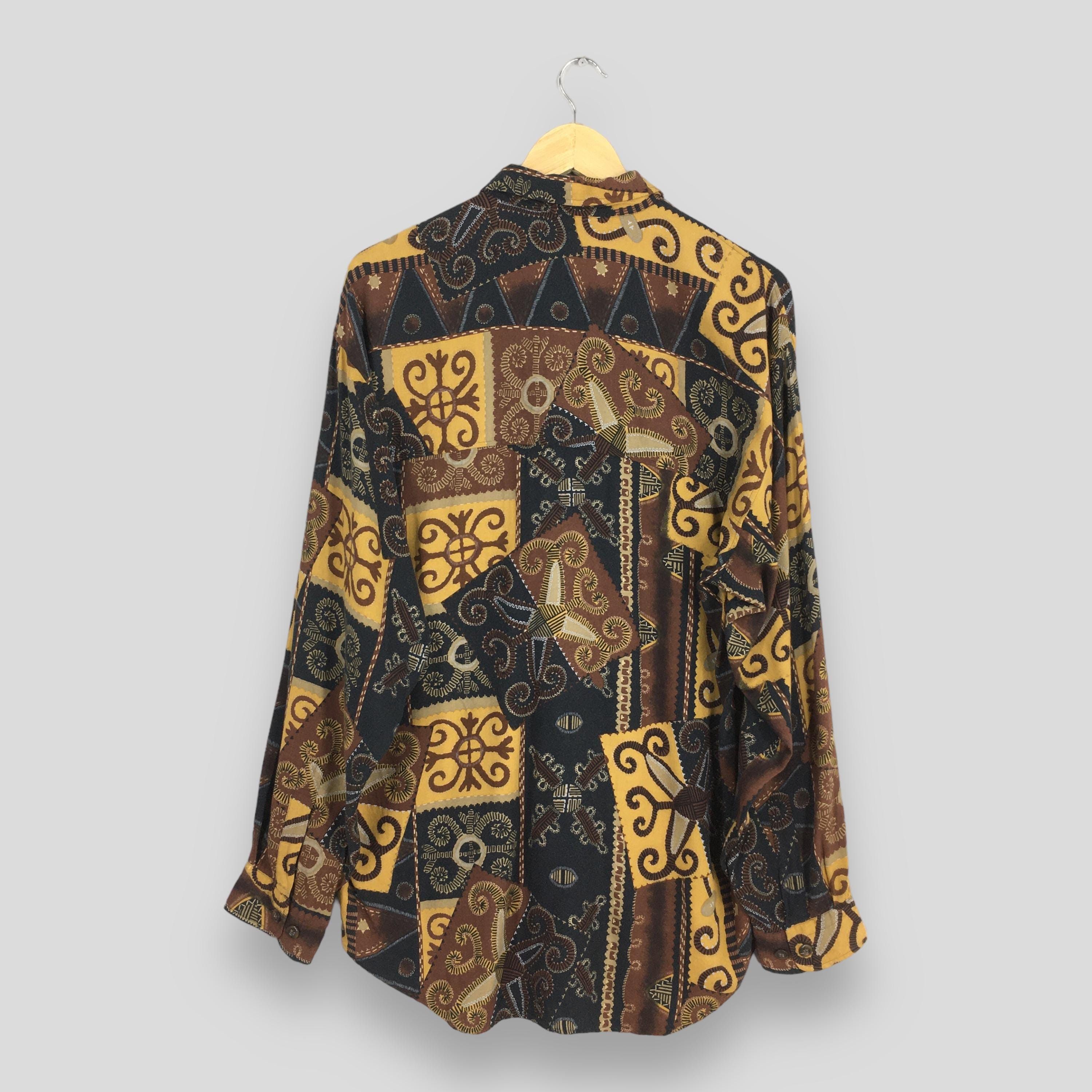 Barque Vintage Novelty Baroque Artwork Rayon Shirt Large Size US L / EU 52-54 / 3 - 7 Thumbnail
