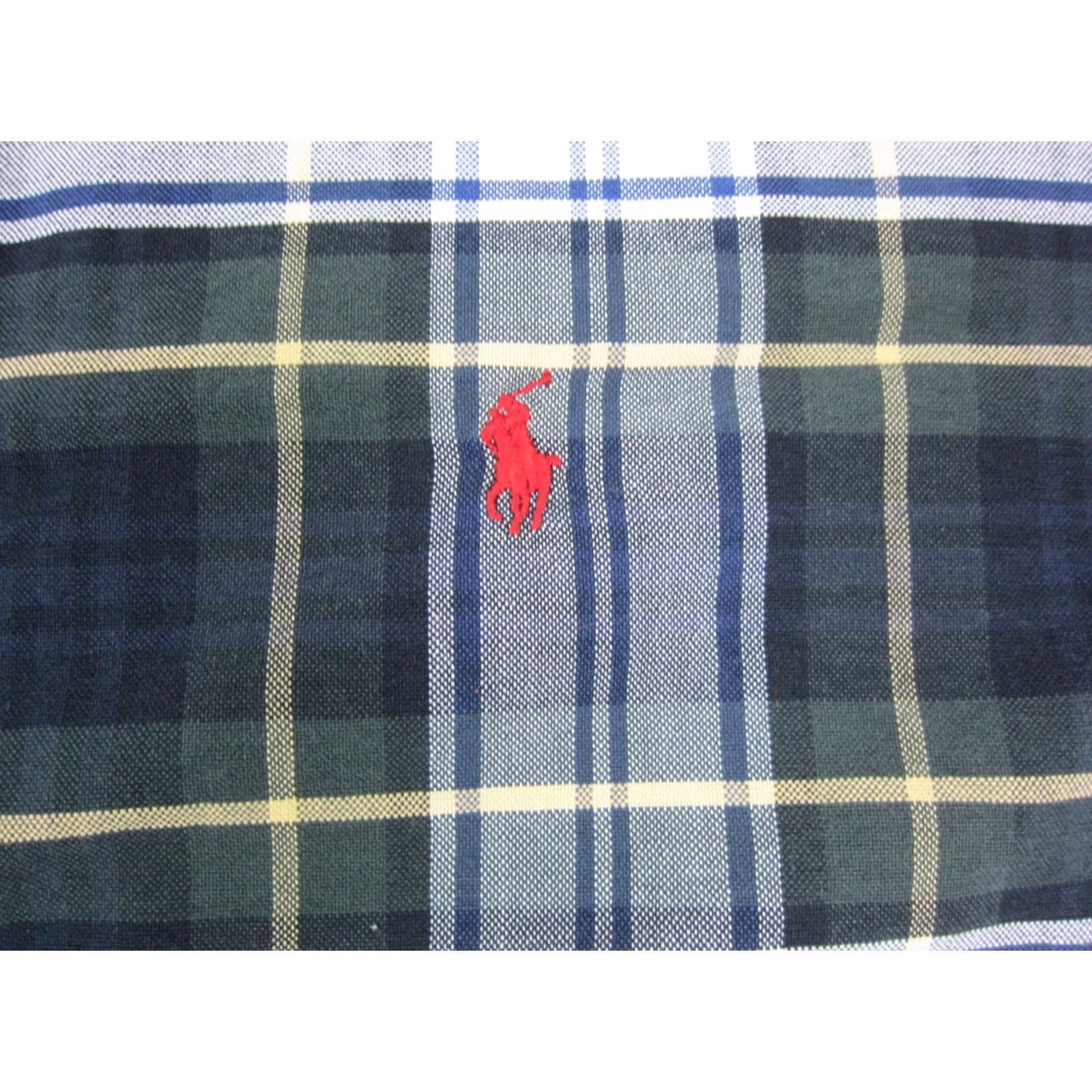 Ralph Lauren VINTAGE Ralph Lauren Shirt Plaid Button-Up Polo Ralph Lauren Mens Large Green 90s Preppy Classic Casual Long Sleeve Credit: Size US L / EU 52-54 / 3 - 3 Thumbnail