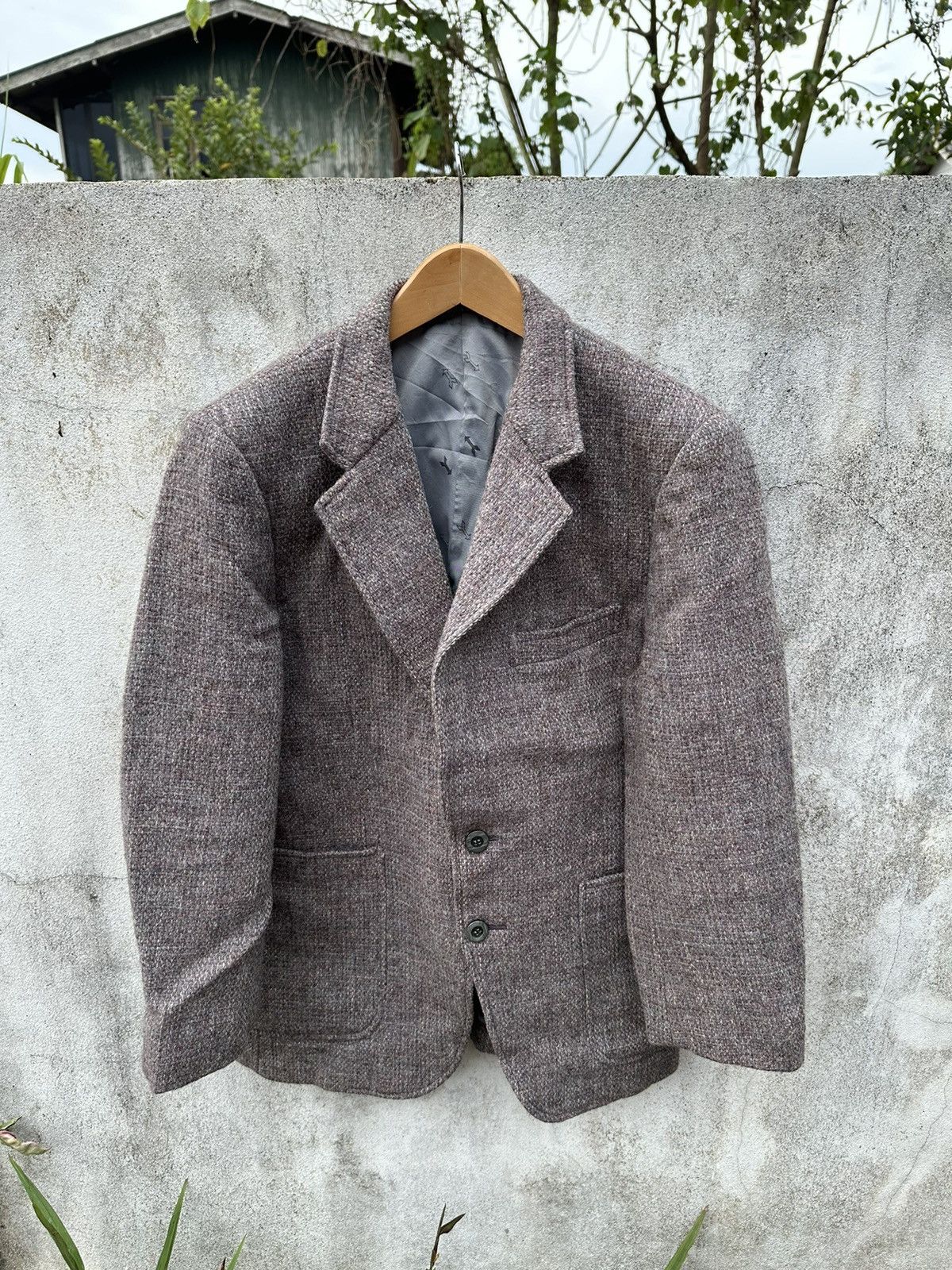 Harris Tweed Harris Tweed wool coat by Yojima Size US M / EU 48-50 / 2 - 1 Thumbnail