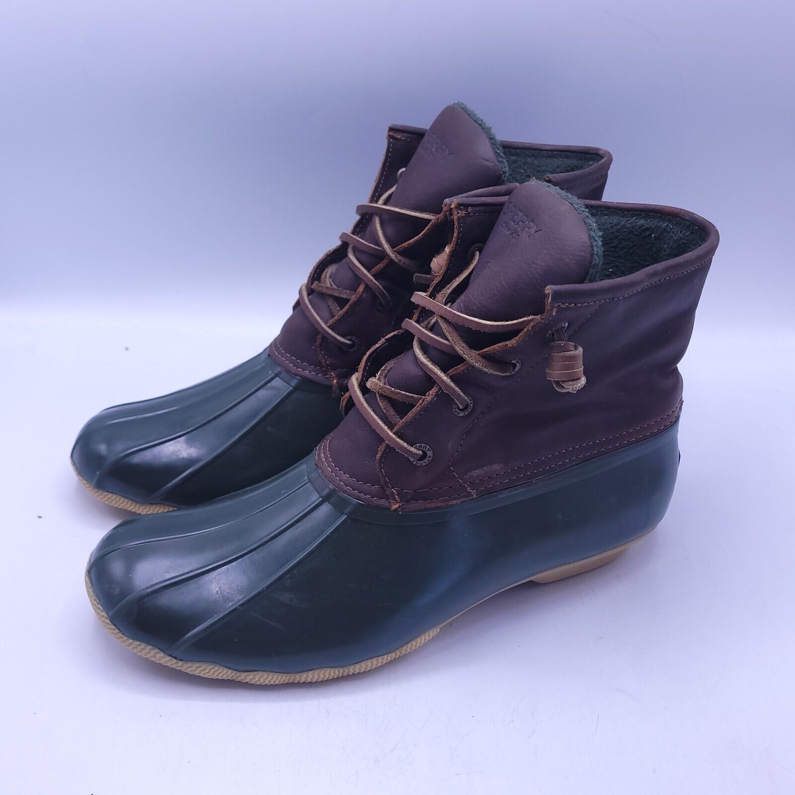 Sperry Sperry Top Sider Duck Boot Womens Size 11 STS90998 Green Size US 11 / IT 41 - 1 Thumbnail