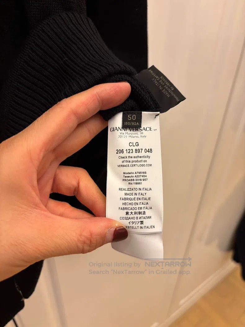 Versace Versace Medusa knitted jacket Size US L / EU 52-54 / 3 - 4 Thumbnail