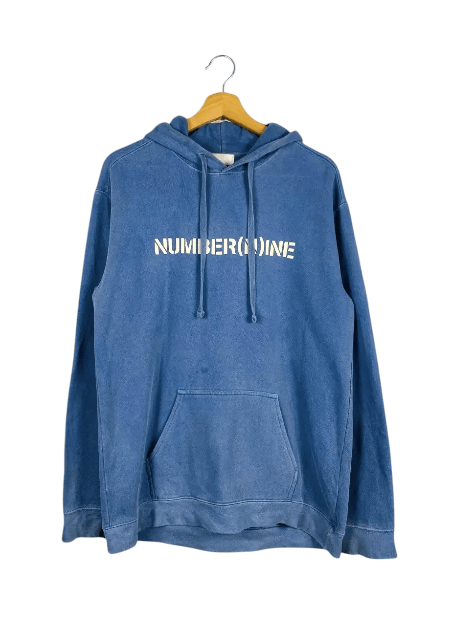Number (N)ine Hooded FullOver SpellOut Distressed Faded