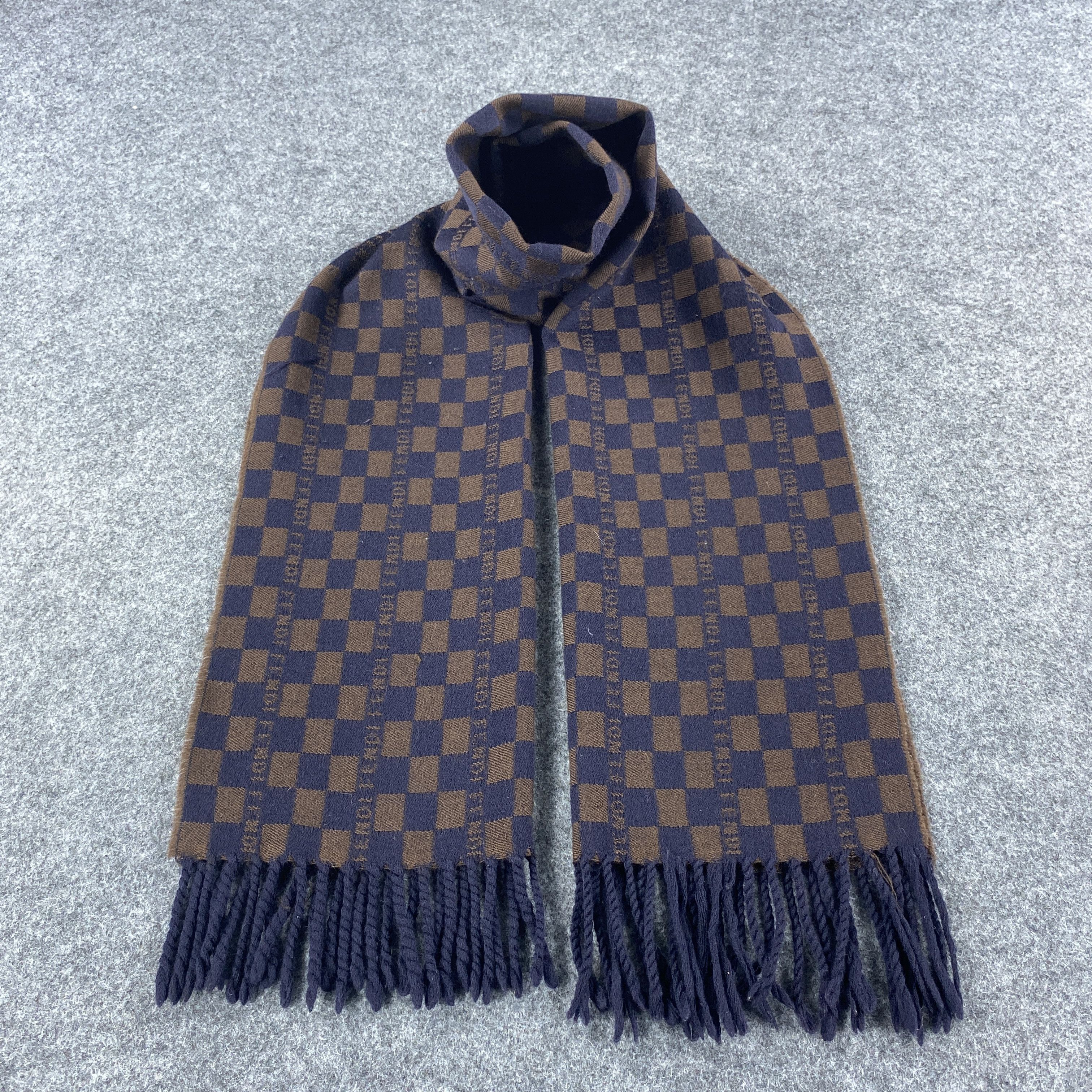 Fendi × Vintage FENDI Scarf # Muffler # Neckwear # D495 Size ONE SIZE - 1 Thumbnail