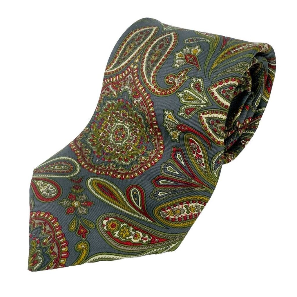 Christian Dior Monsieur CHRISTIAN DIOR Monsieur Silk Paisley Tie W 3.5" L 59" Size ONE SIZE - 1 Thumbnail