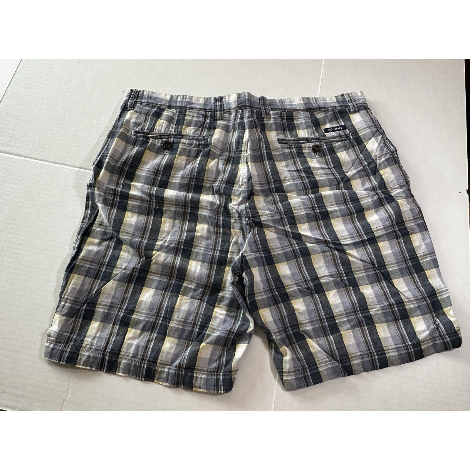 Chaps Chaps Ralph Lauren Chino Plaid Shorts Sz38 Blue/YellowPreppy Size US 38 / EU 54 - 10 Thumbnail