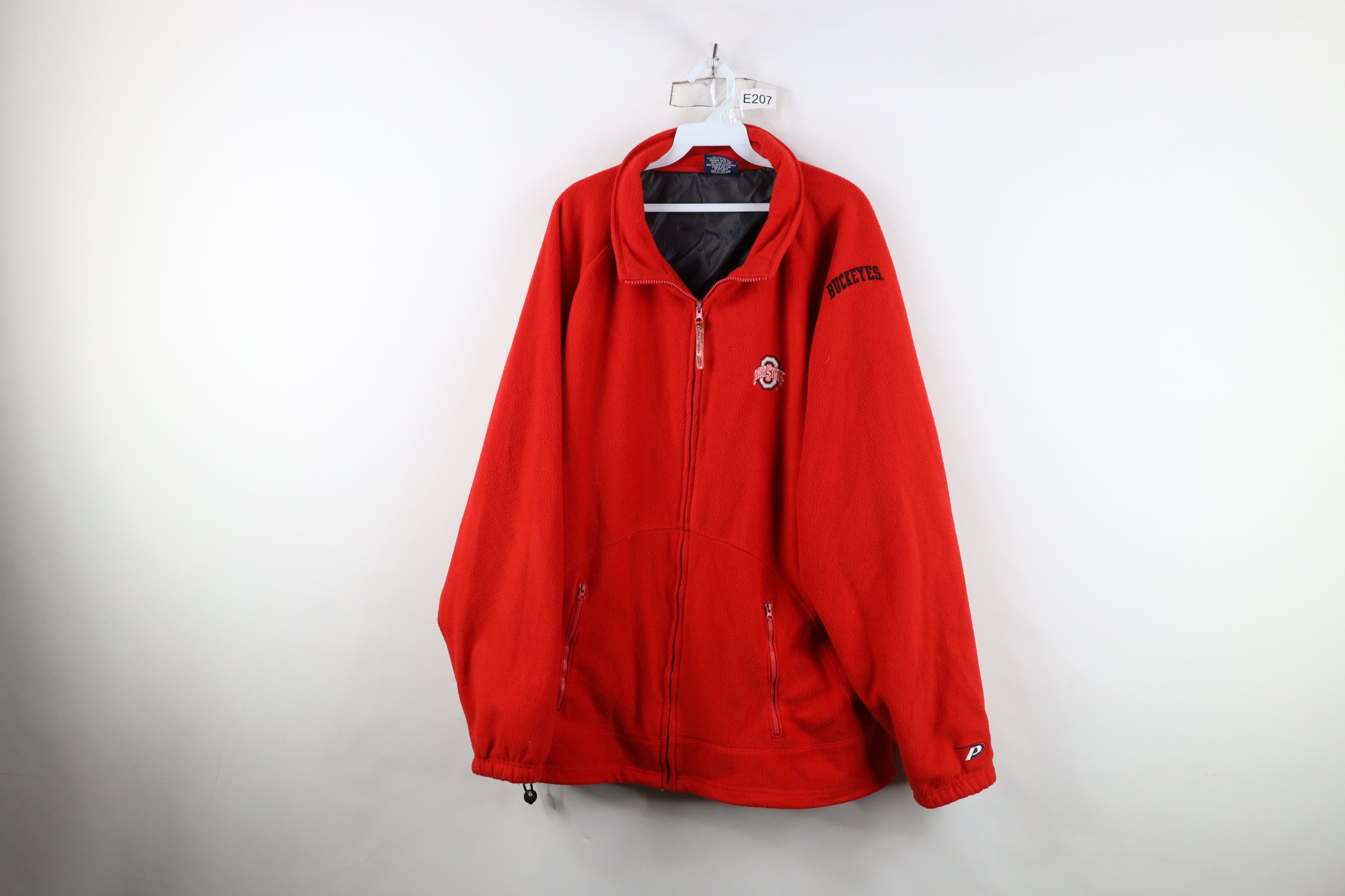 Vintage Vintage 90s Y2K Brutus Ohio State University Fleece Jacket Size US XXL / EU 58 / 5 - 1 Thumbnail