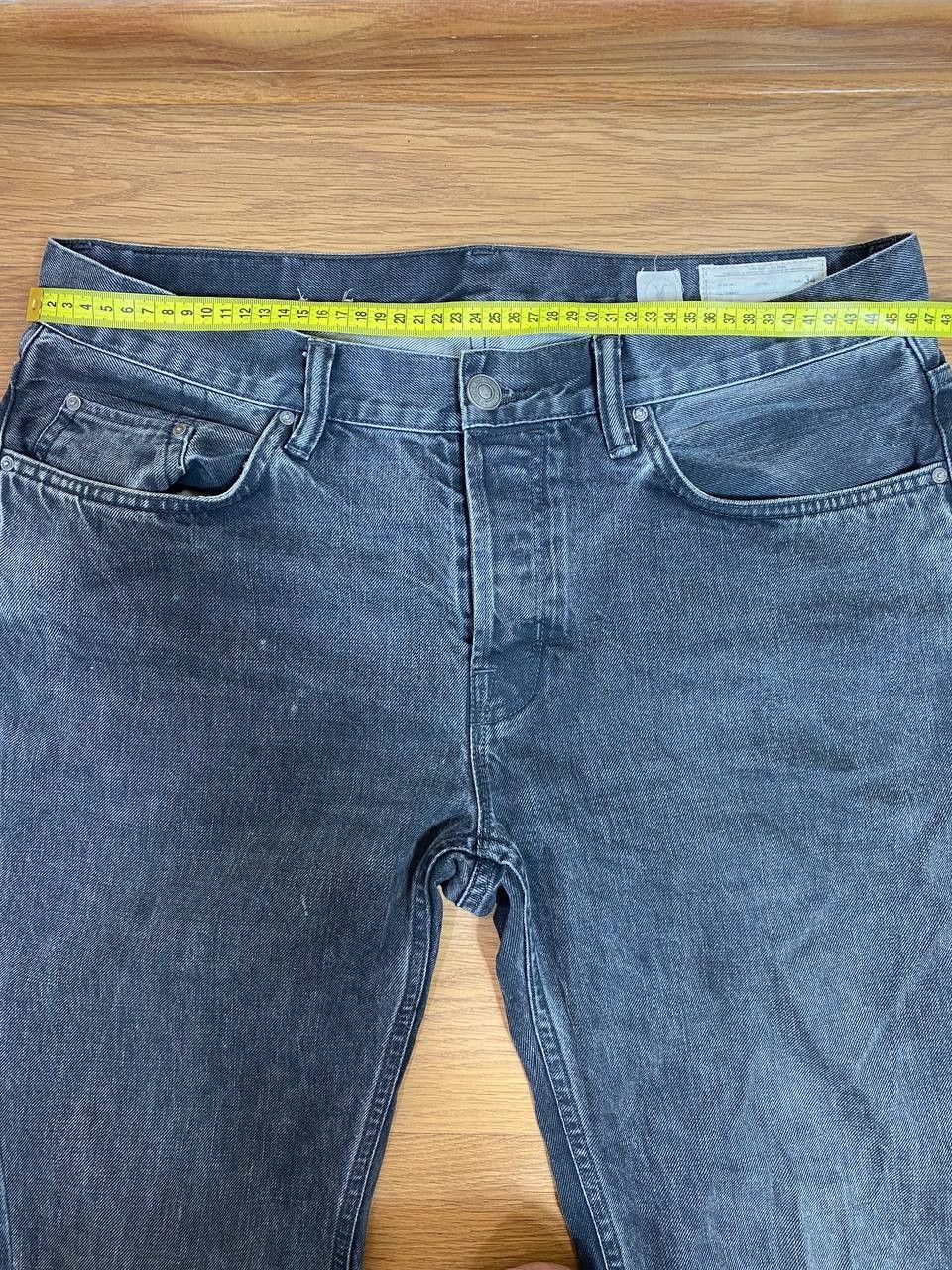 Allsaints × Vintage Allsaints Denim Cigarette Black Jeans Pants Size US 34 / EU 50 - 4 Thumbnail