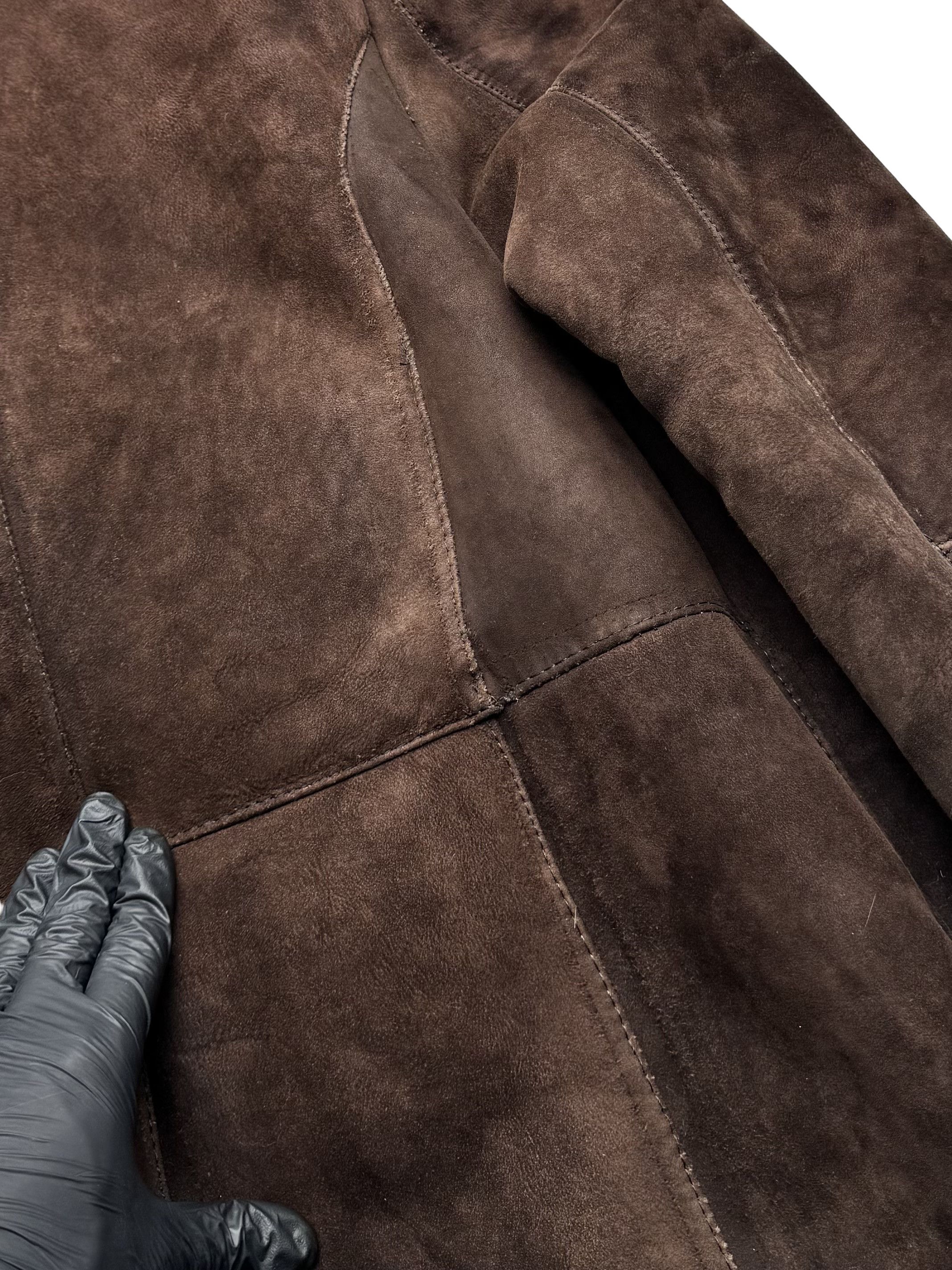 Vintage Vintage Heavy 80's Real Sheepskin Thrashed Coat Size XL / US 12-14 / IT 48-50 - 10 Thumbnail