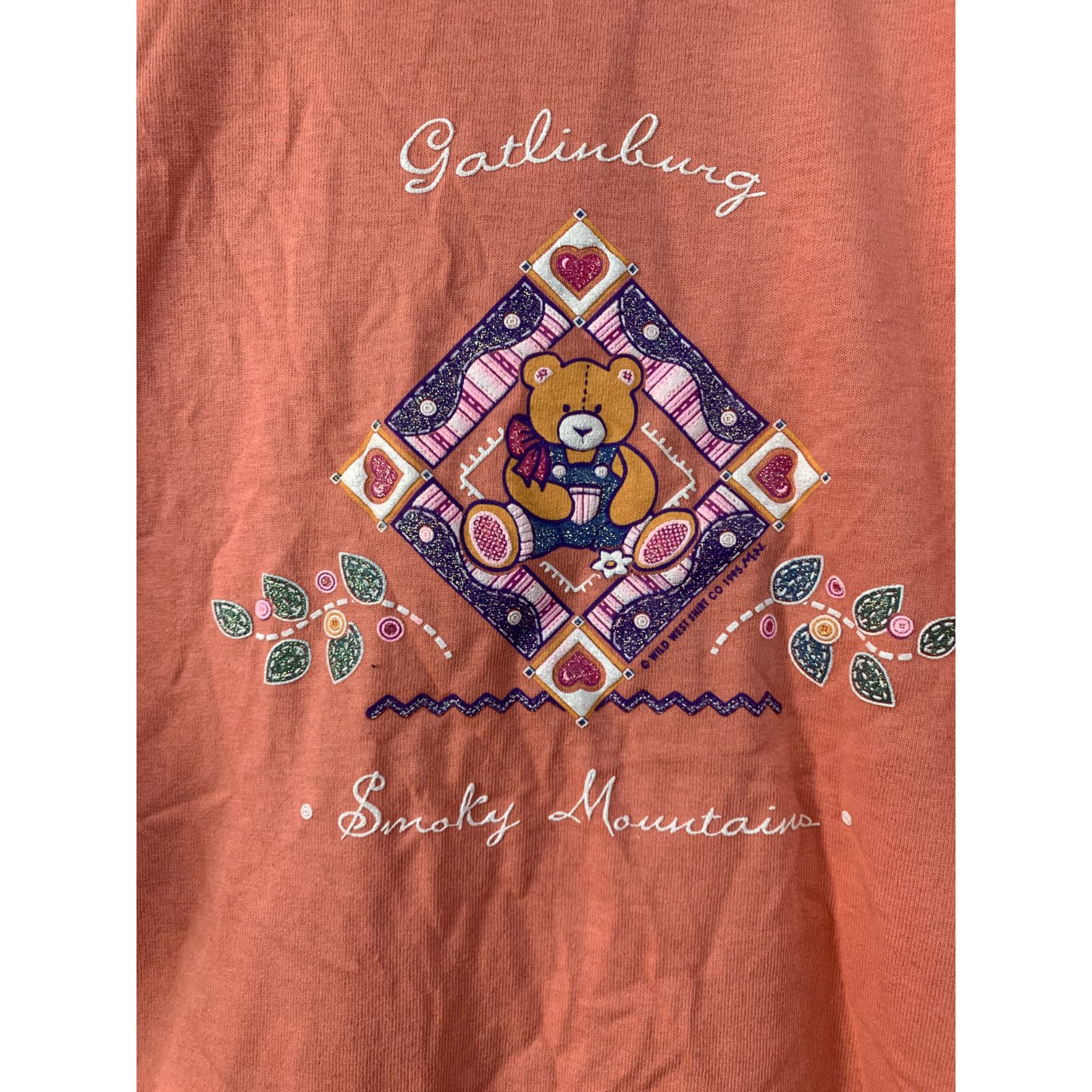 Jerzees Vintage Smoky Mountains Shirt Pink Gatlinburg T-Shirt VTG L Size US L / EU 52-54 / 3 - 2 Thumbnail