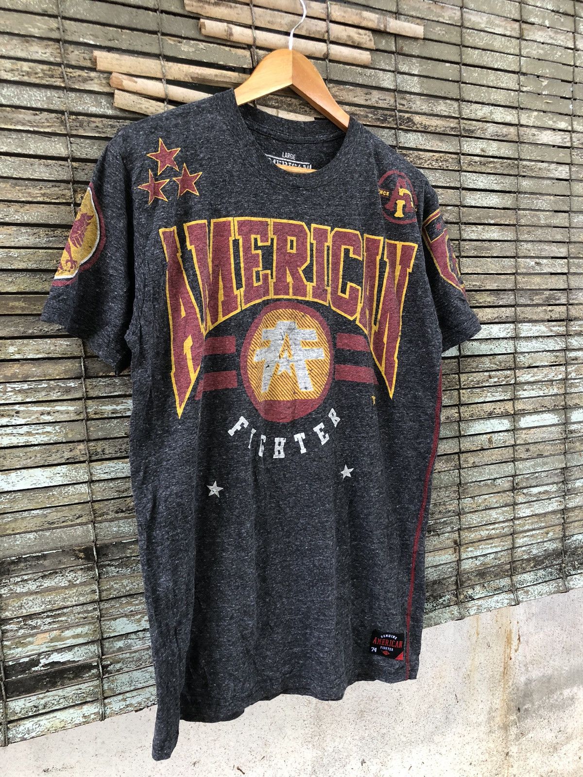 Affliction × Vintage OVP American Fighter By Affliction Tshirt Size US L / EU 52-54 / 3 - 11 Thumbnail