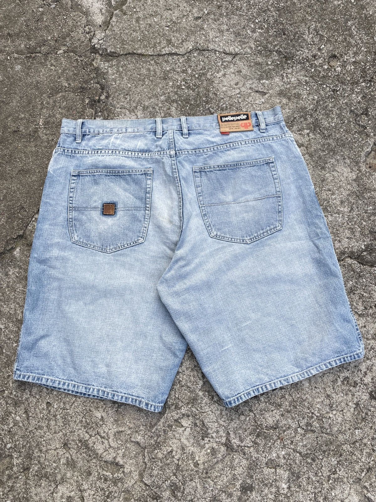 パンツ 00s PELLE PELLE DOUBLE KNEE BAGGY SHORTS 00s PELLE PELLE DOUBLE KNEE BAGGY SHORTS