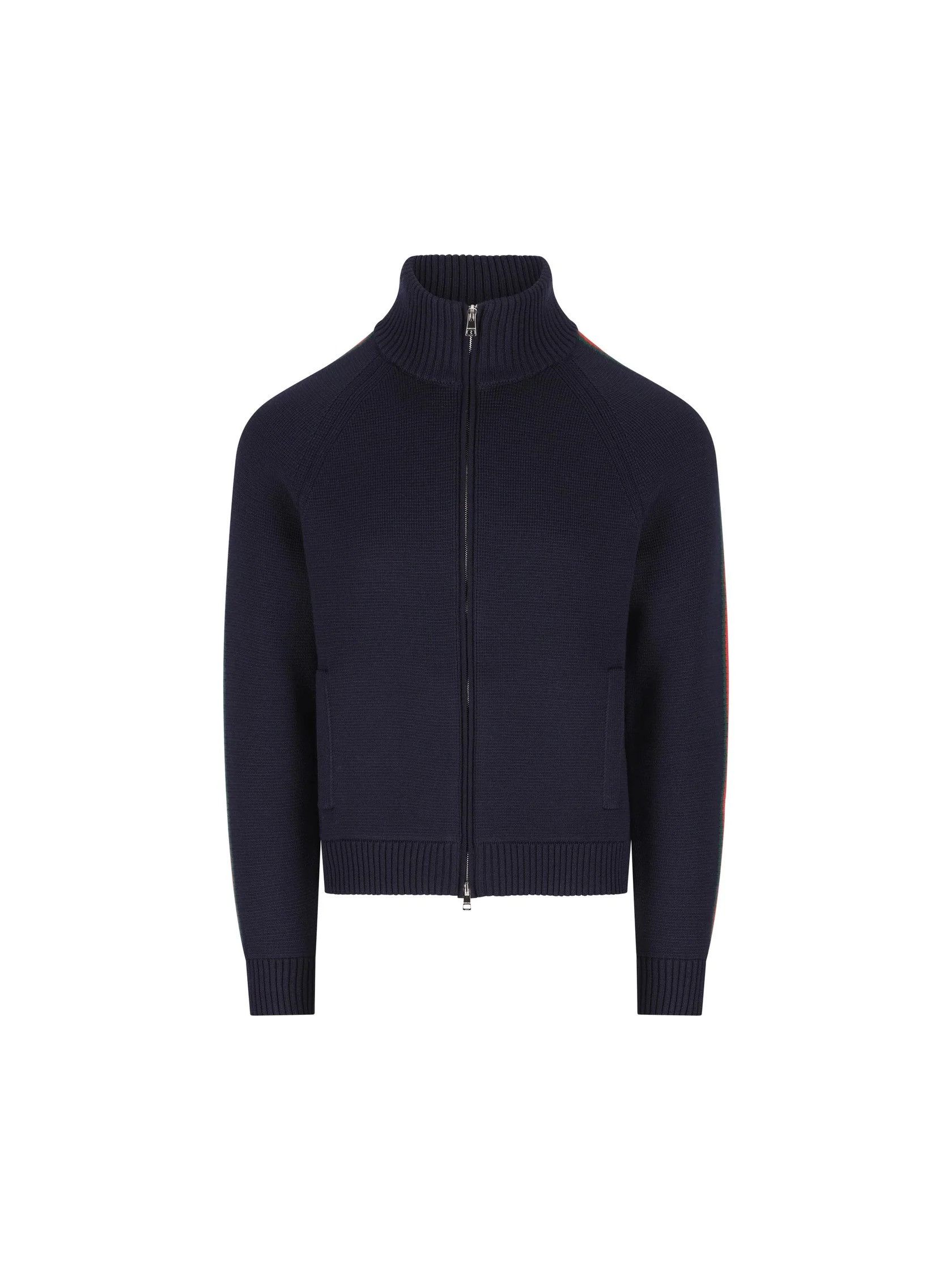 Gucci Gucci Zippered Knitwear In Wool tag size M Men - USA Duties Paid Size US M / EU 48-50 / 2 - 1 Thumbnail