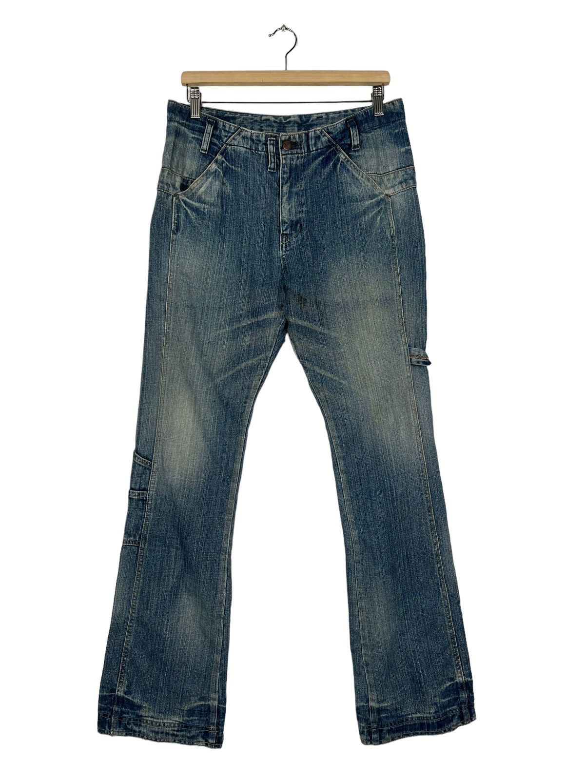 Big John 🔥 VINTAGE BIG JOHN WORKER DENIM PANTS Size US 32 / EU 48 - 2 Thumbnail