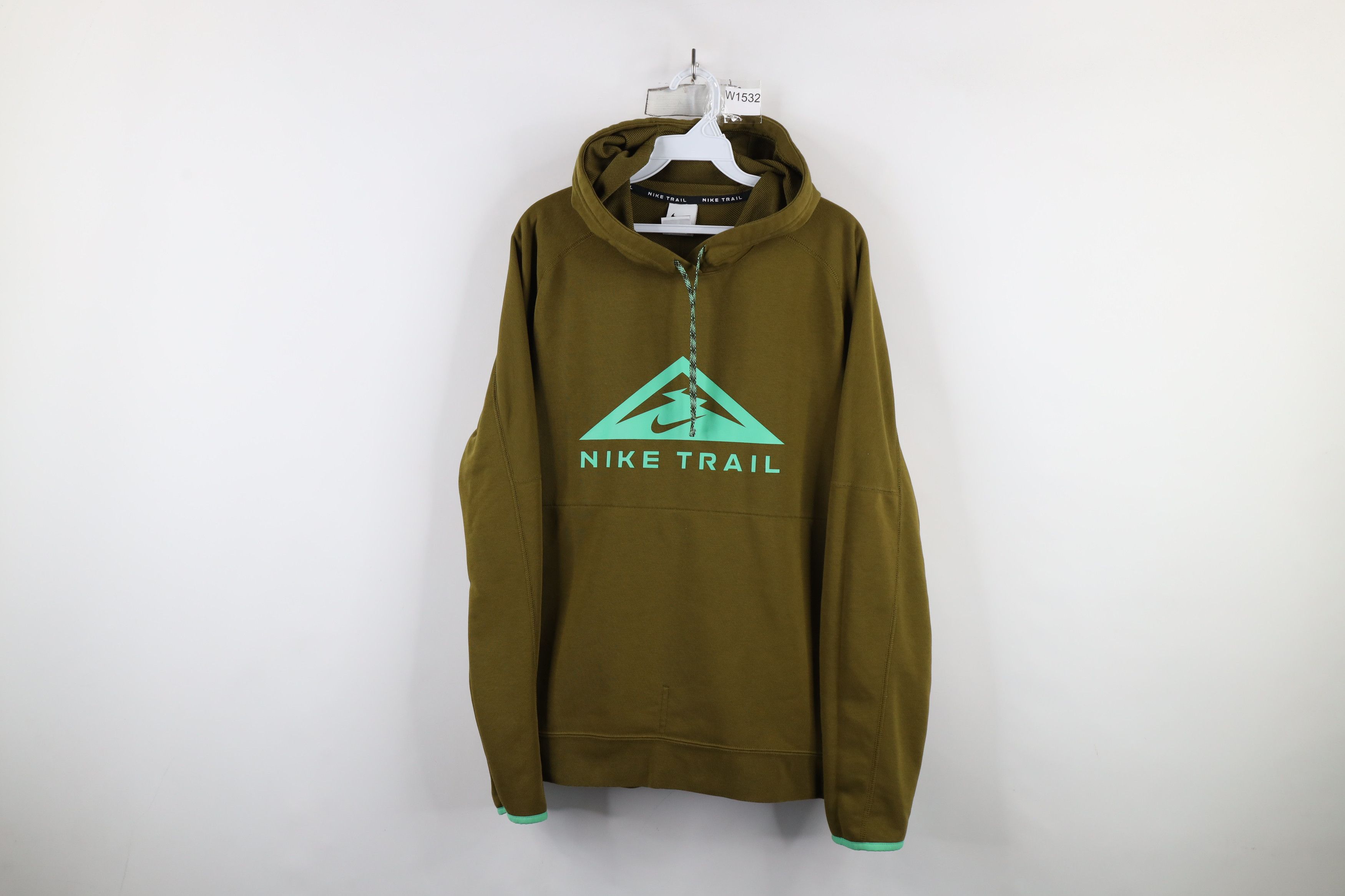 Nike Nike Trail Center Swoosh Running Jogging Mountain Hoodie Size US S / EU 44-46 / 1 - 1 Thumbnail