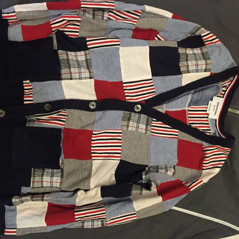 Thom Browne Thom Browne size1 Patchwork cardigan Size US S / EU 44-46 / 1 - 1 Thumbnail