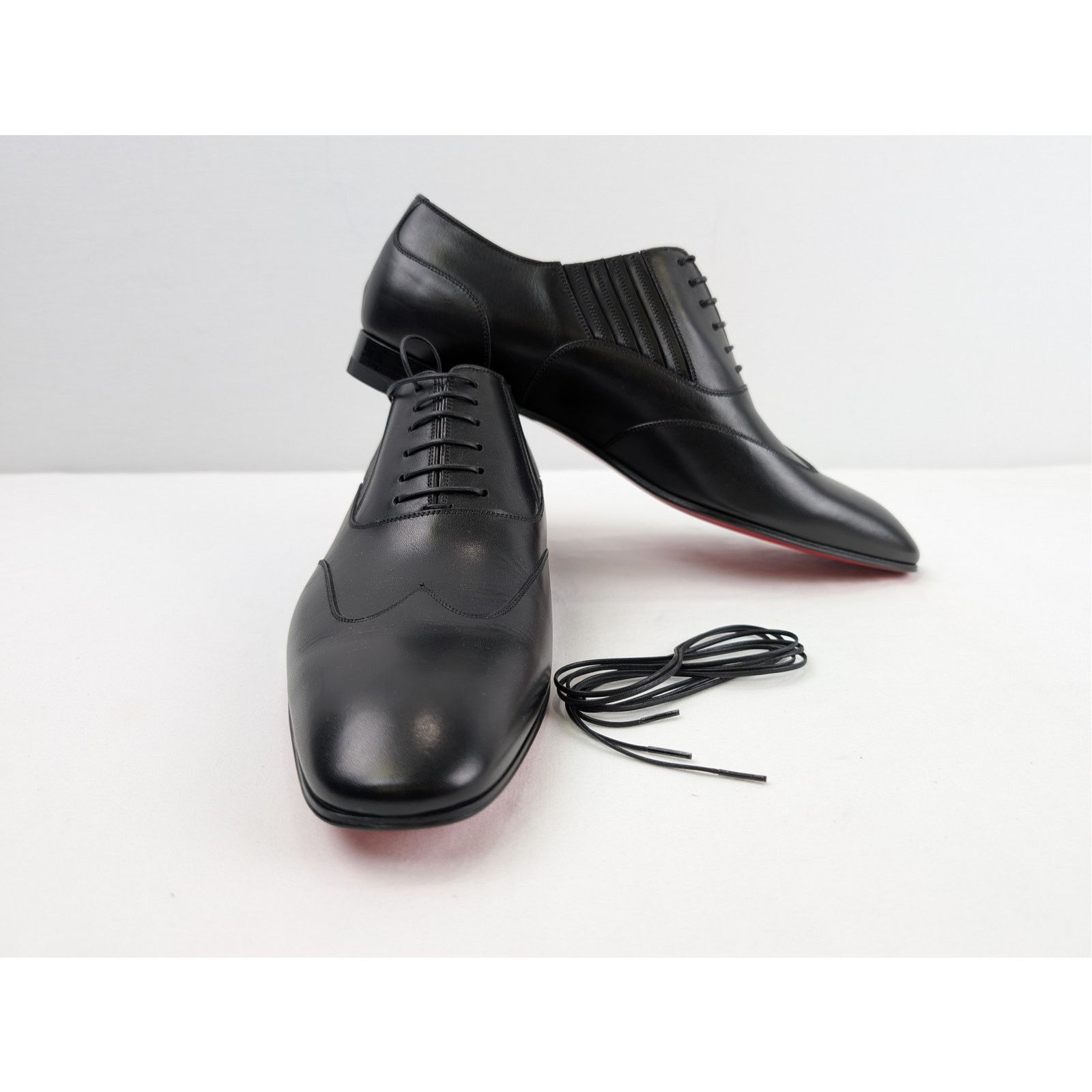 Christian Louboutin o1rshd1 My Amor W Flat Shoe Boots in Black Size US 10 / EU 43 - 14 Thumbnail