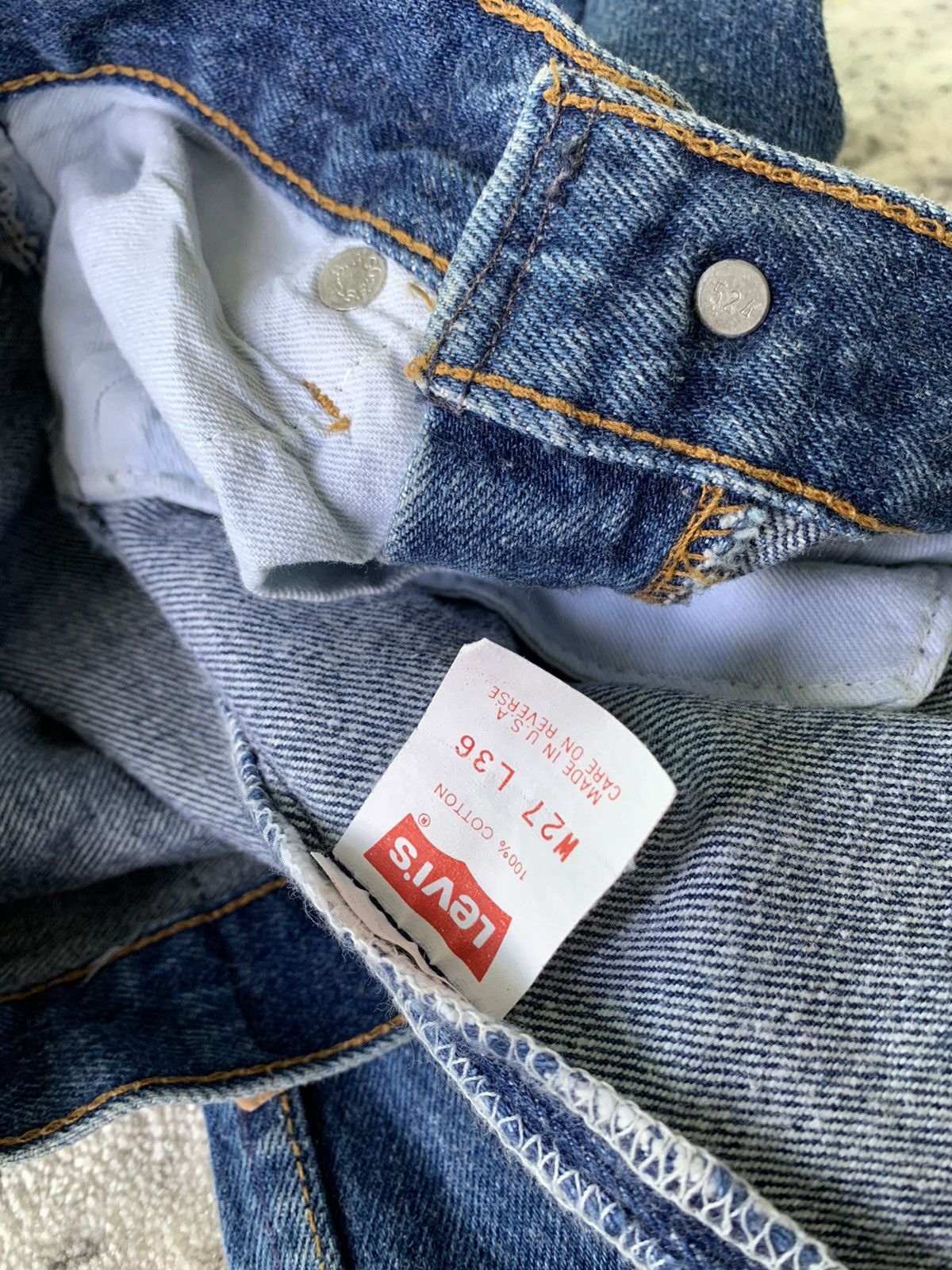Levi's × Vintage Late 80s Early 90s Levis 501xx Size US 26 / EU 42 - 12 Thumbnail