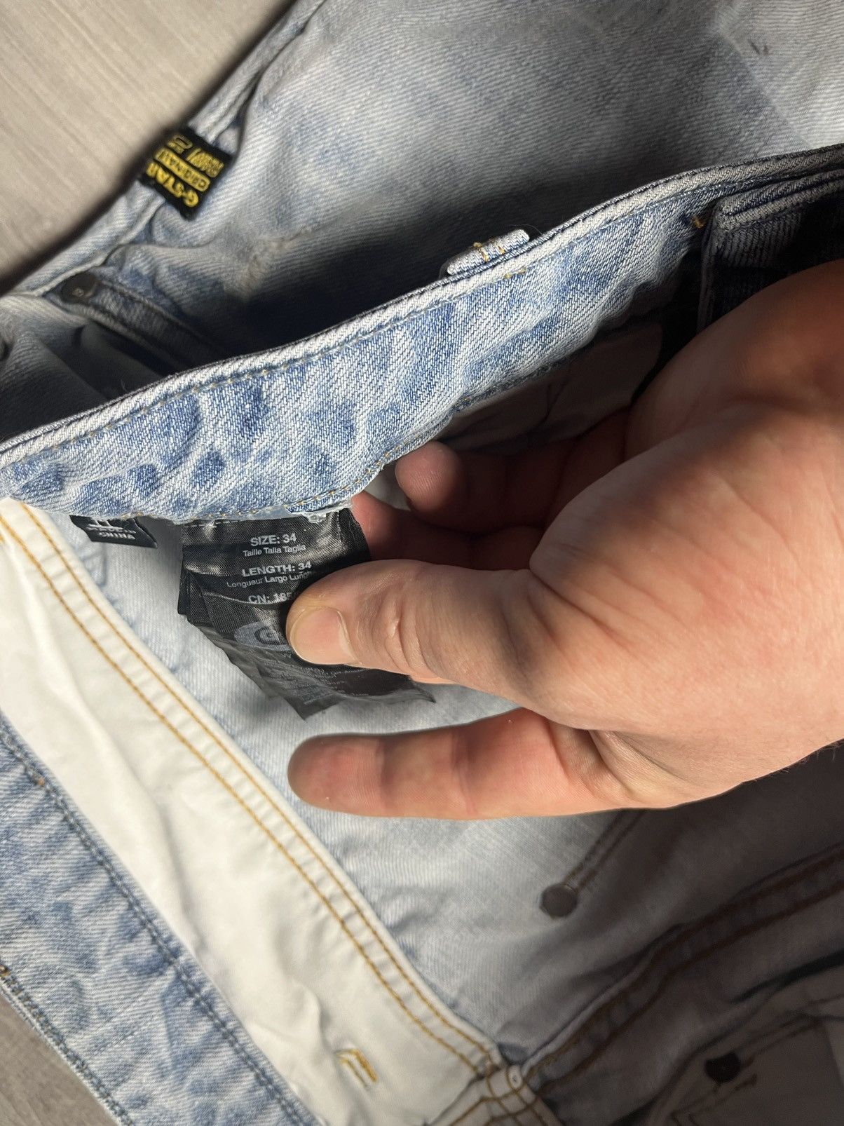 G-Star G star raw denim jeans y2k zipper size 34/34 Size US 34 / EU 50 - 4 Thumbnail