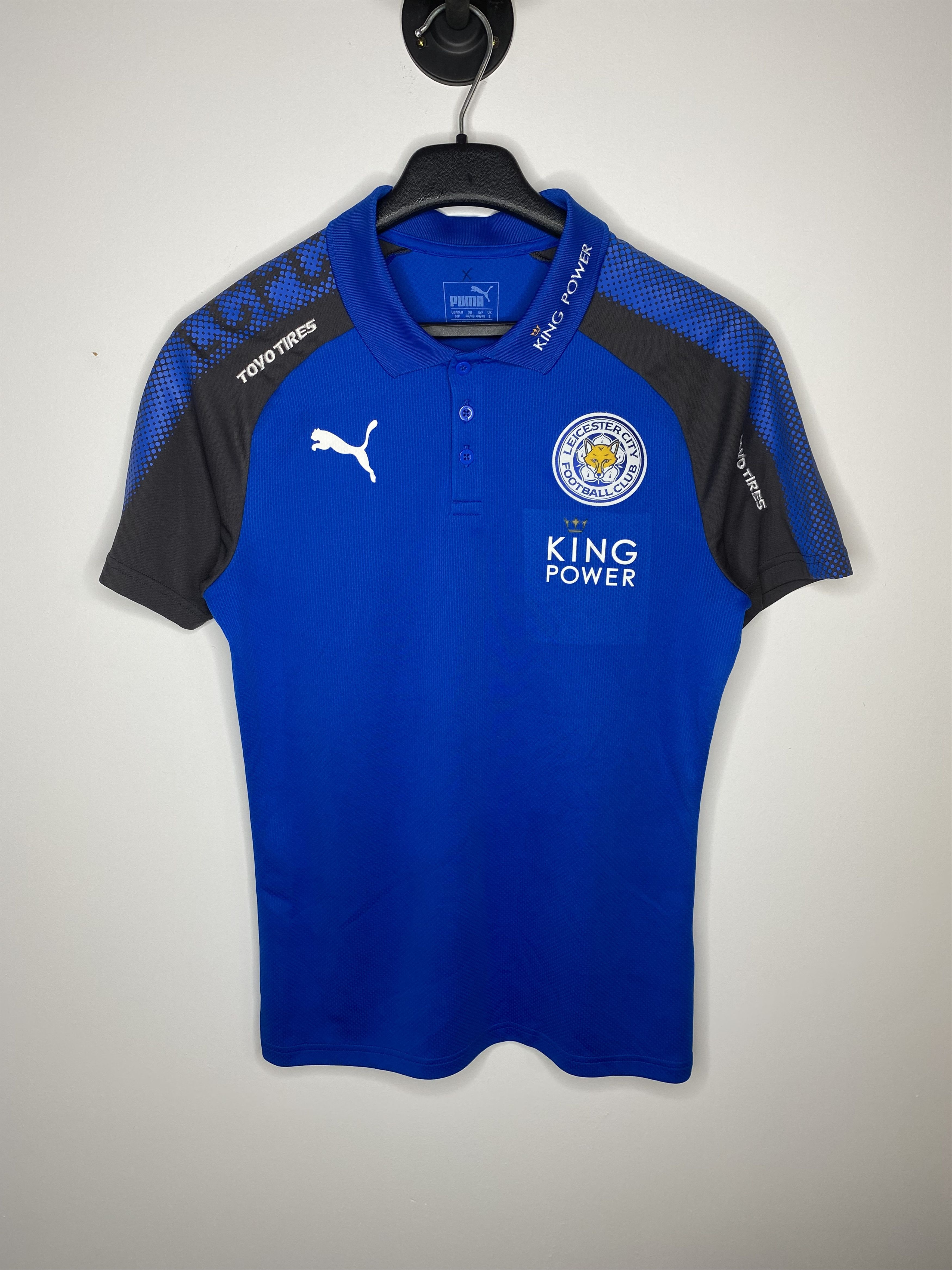 Puma LEICESTER CITY 2017 TRAINING FOOTBALL SHIRT SOCCER JERSEY Size US S / EU 44-46 / 1 - 1 Thumbnail