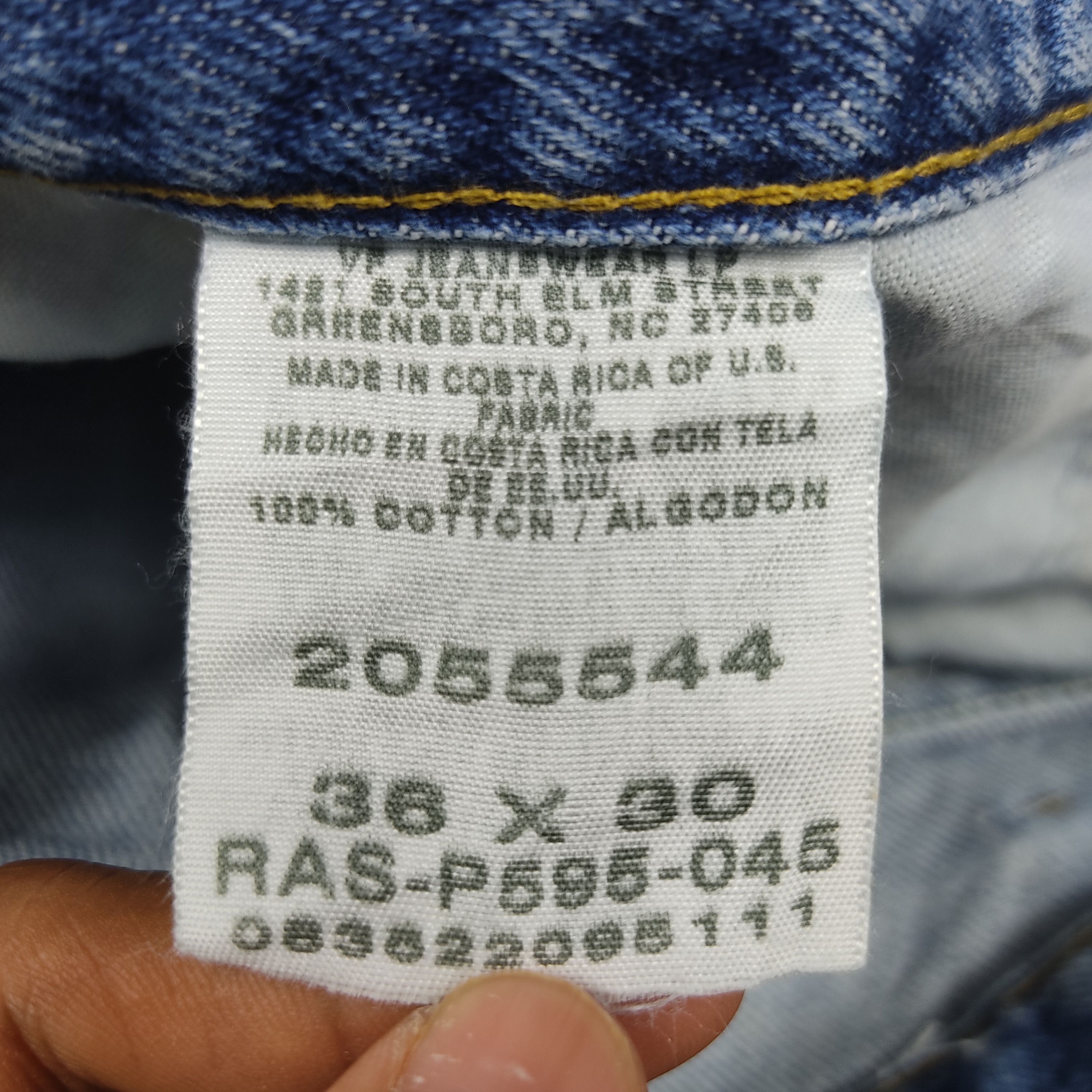 Lee × Vintage 90s Vintage Lee Blue Light Wash Jeans L505 Size US 36 / EU 52 - 14 Thumbnail