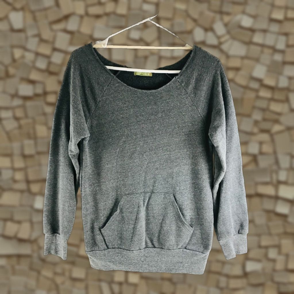 Vintage Alternative Earth Organics Sweater Women's Size Medium Gray Crew Neck Size M / US 6-8 / IT 42-44 - 1 Thumbnail