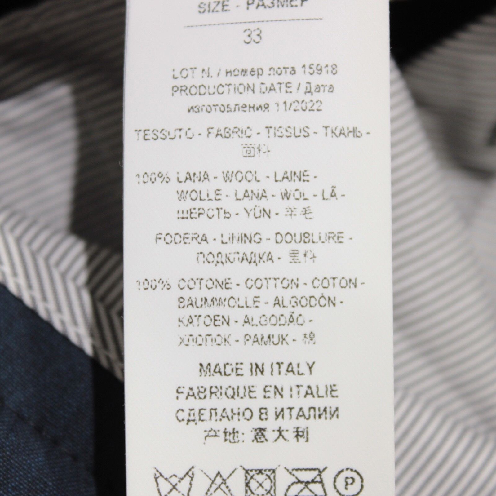 Kiton Kiton New with tags Dress Pants Size 33 US In Blue Size US 33 - 4 Thumbnail