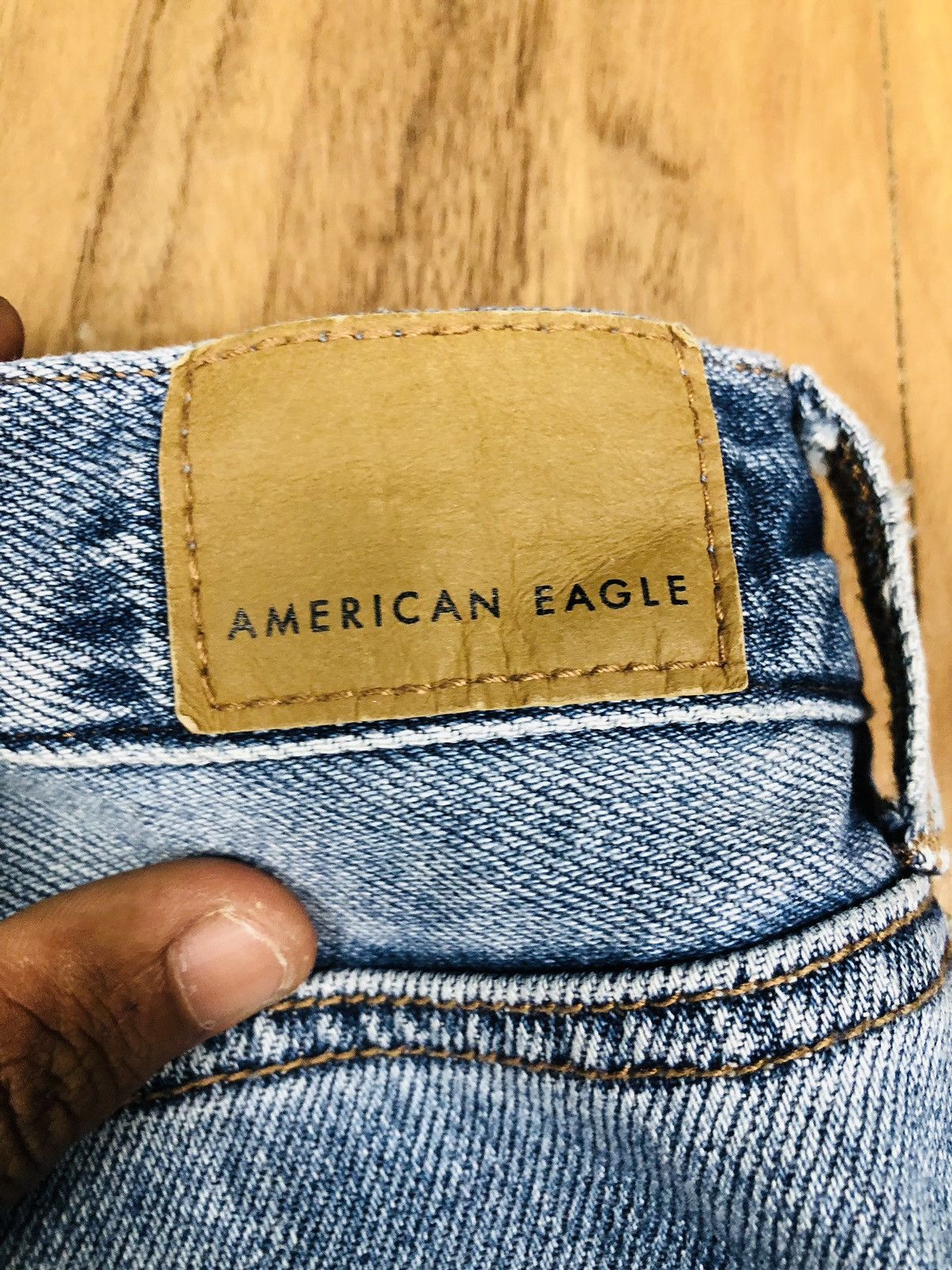 American Eagle Outfitters American Eagle Patch Design Jeans (35) Size US 30 / EU 46 - 23 Thumbnail