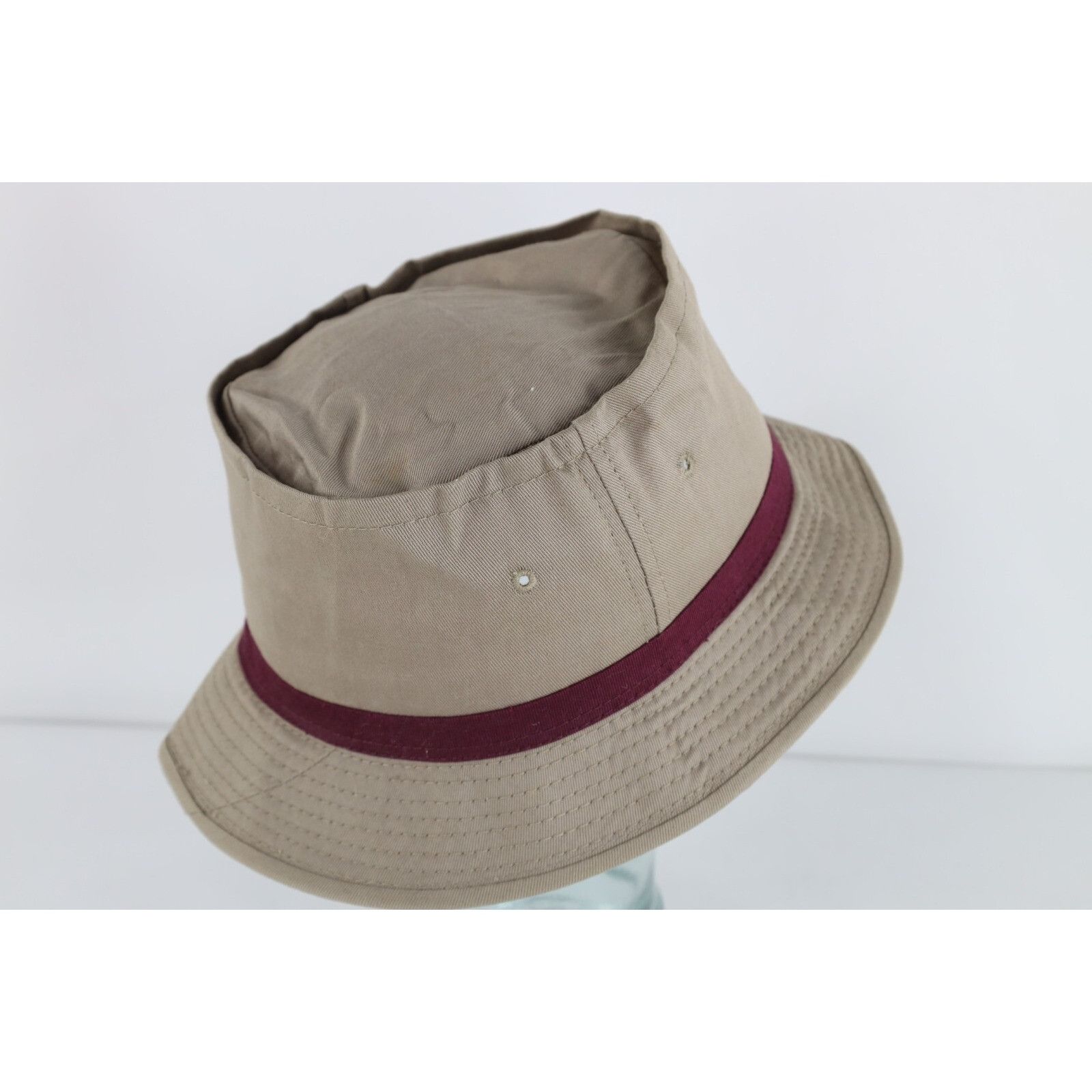 Vintage Vintage 80s 90s Streetwear Striped Roll Top Golf Bucket Hat Size ONE SIZE - 5 Thumbnail