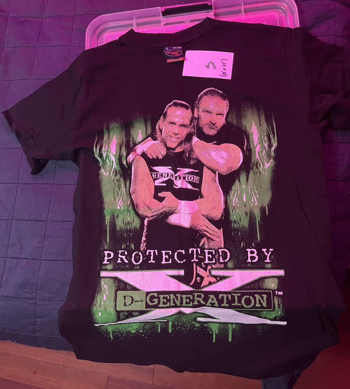 WWF RARE/ WWF/ WWE/ Degeneration X Suck It/ Triple H/ HHH/ Shirt Size US S / EU 44-46 / 1 - 1 Thumbnail