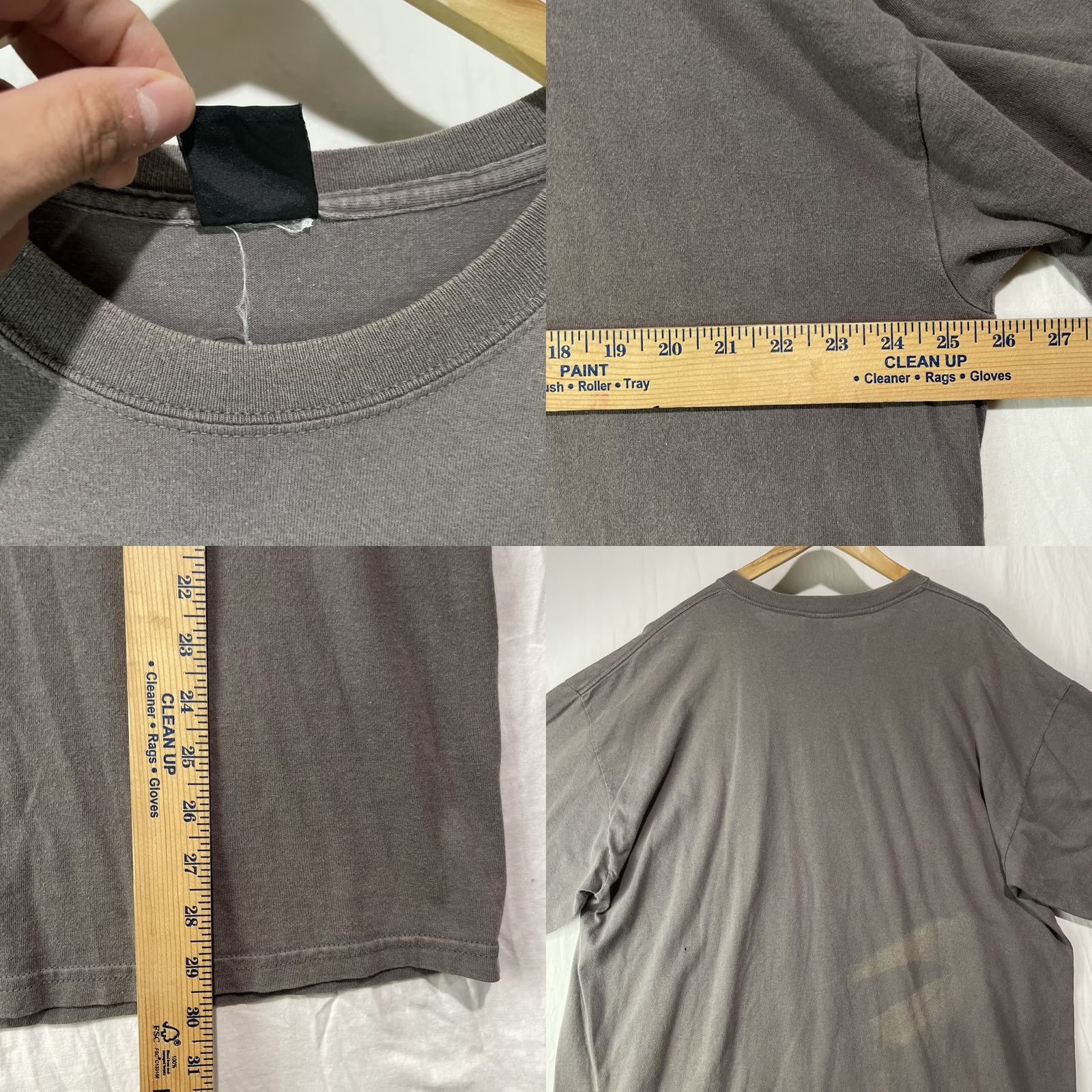 Anchor Blue Eazy E Shirt Mens 2XL Gray Anchor Blue Compton Rap Tee Vintage Hip Hop Size US XXL / EU 58 / 5 - 8 Thumbnail