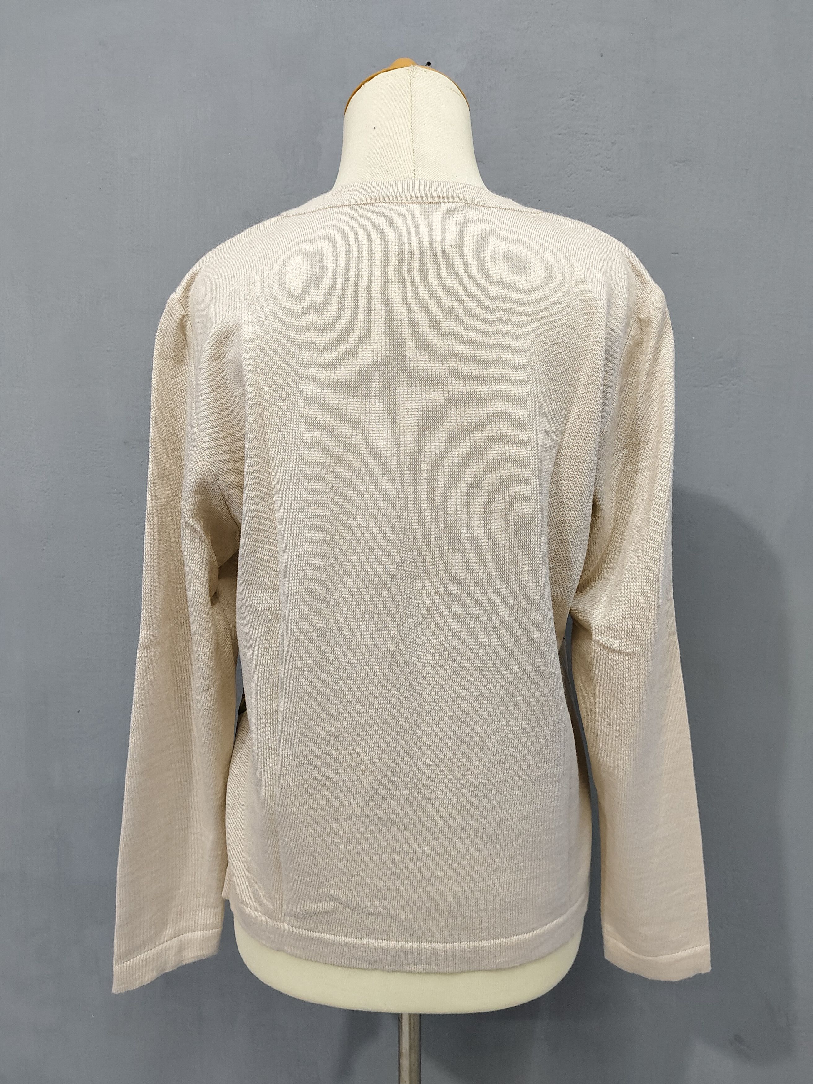 Celine 00s Celine- Silk Panel Baroque Classical Print Knit Top Size M / US 6-8 / IT 42-44 - 11 Thumbnail