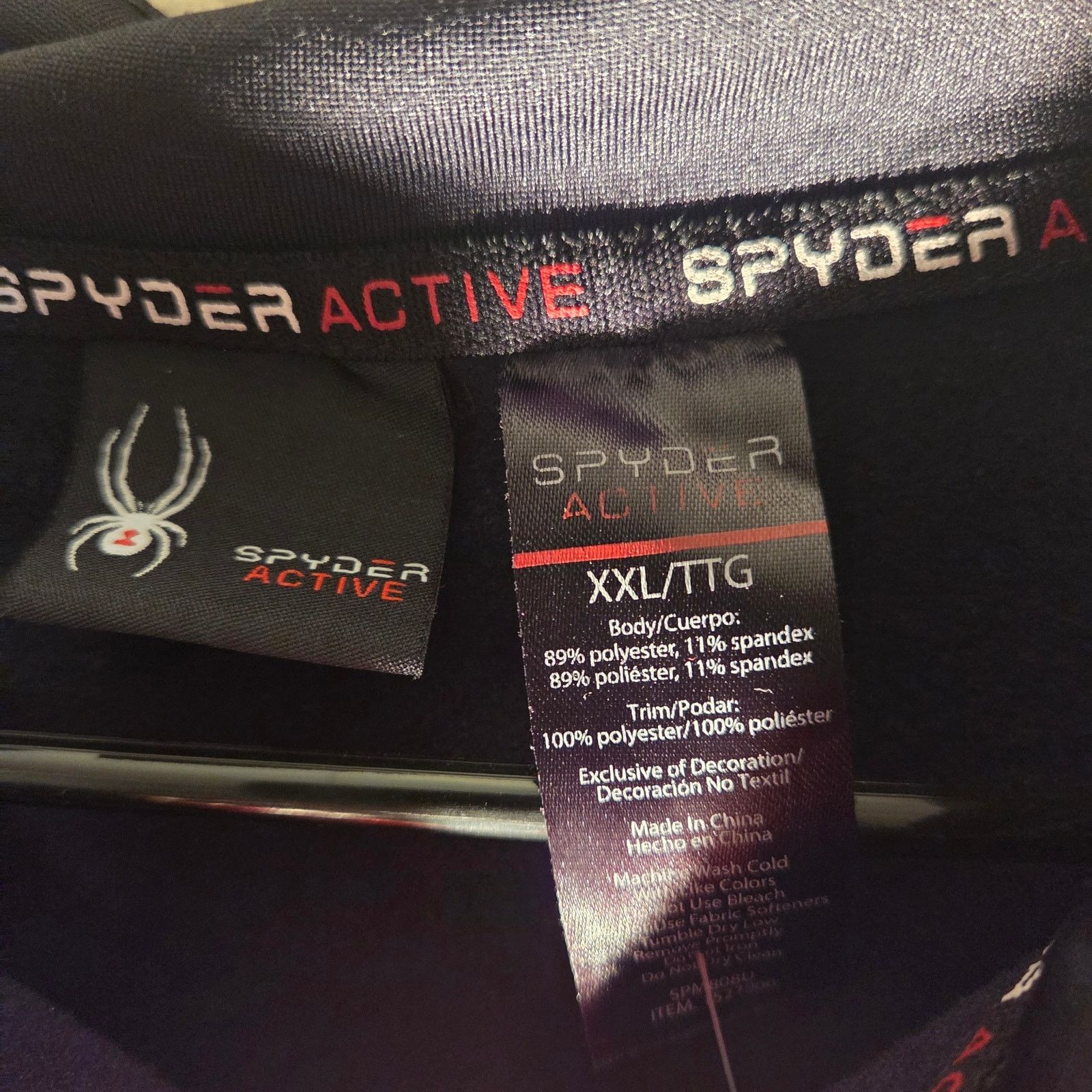 Spyder Spyder Men's Active Sweatshirt XXL Dark Grey Size US XXL / EU 58 / 5 - 10 Thumbnail