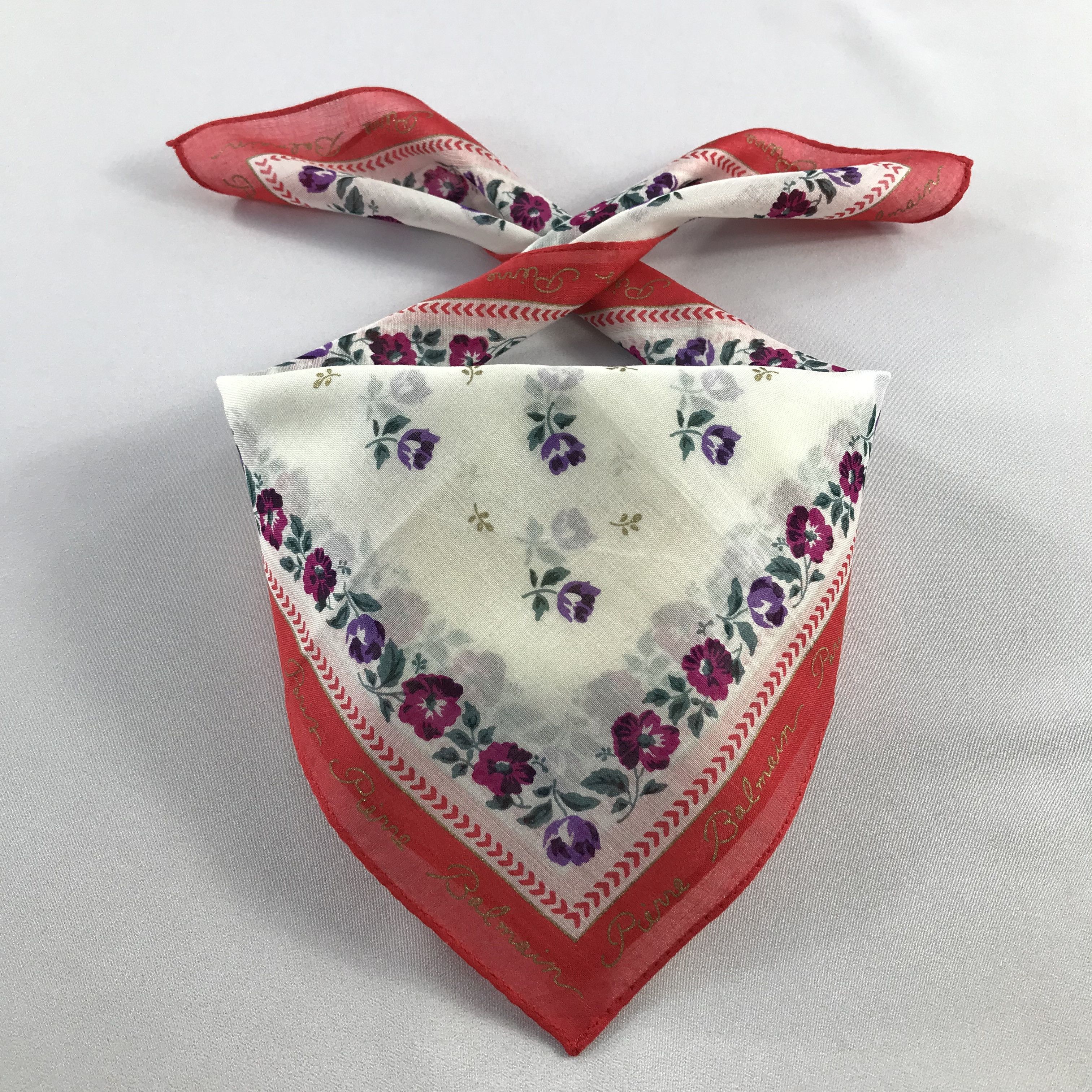 Pierre Balmain Pierre Balmain Handkerchief / Bandana / Neckerchief C786 Size ONE SIZE - 2 Thumbnail