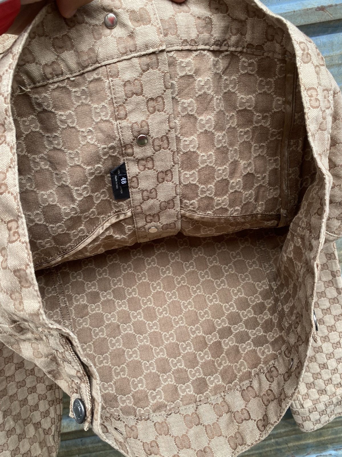 Gucci Tom Ford Gucci GG Jacquard Monogram Jacket Size US M / EU 48-50 / 2 - 14 Thumbnail