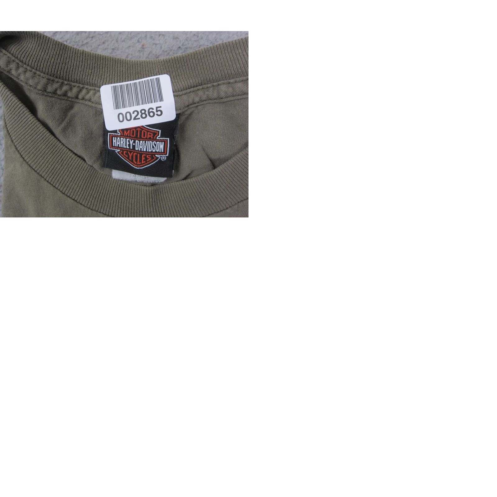Harley Davidson VINTAGE Harley Davidson Shirt Adult Large Green Mens Made in USA Wrecking Crew Size US L / EU 52-54 / 3 - 9 Thumbnail