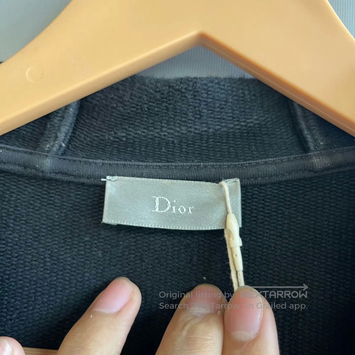 Dior Dior Black Zip-Up Jacket with Logo. Size US XL / EU 56 / 4 - 6 Thumbnail