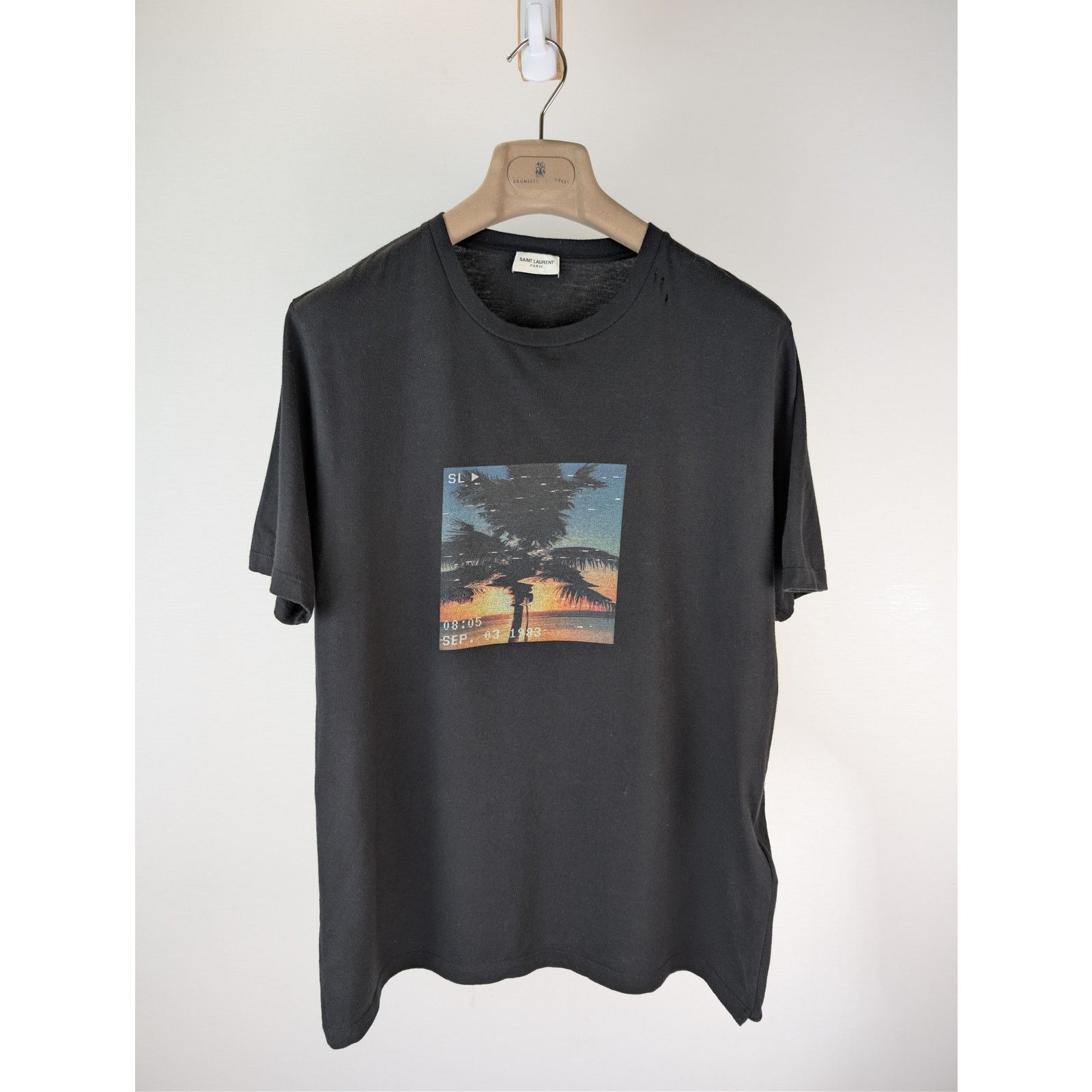 Saint Laurent Paris Saint Laurent Palm Trees T Shirt | Grailed