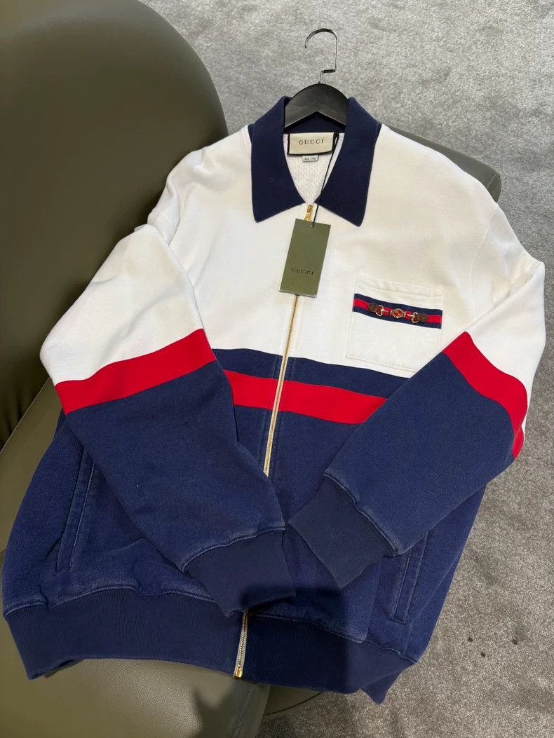 Gucci Gucci Make an old color-blocked jacket 2502-Nextarrow Size US L / EU 52-54 / 3 - 1 Thumbnail
