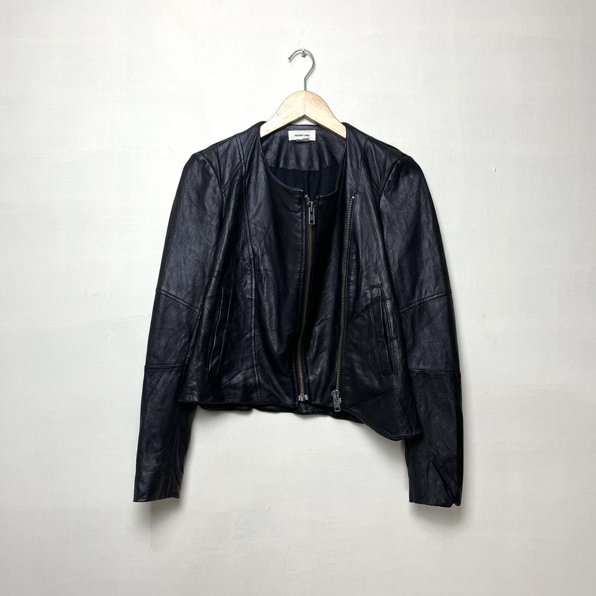 ジャケット・アウター HELMUT LANG A-2 cropped leather jacket 0400022400828_BLACK?wid=600&