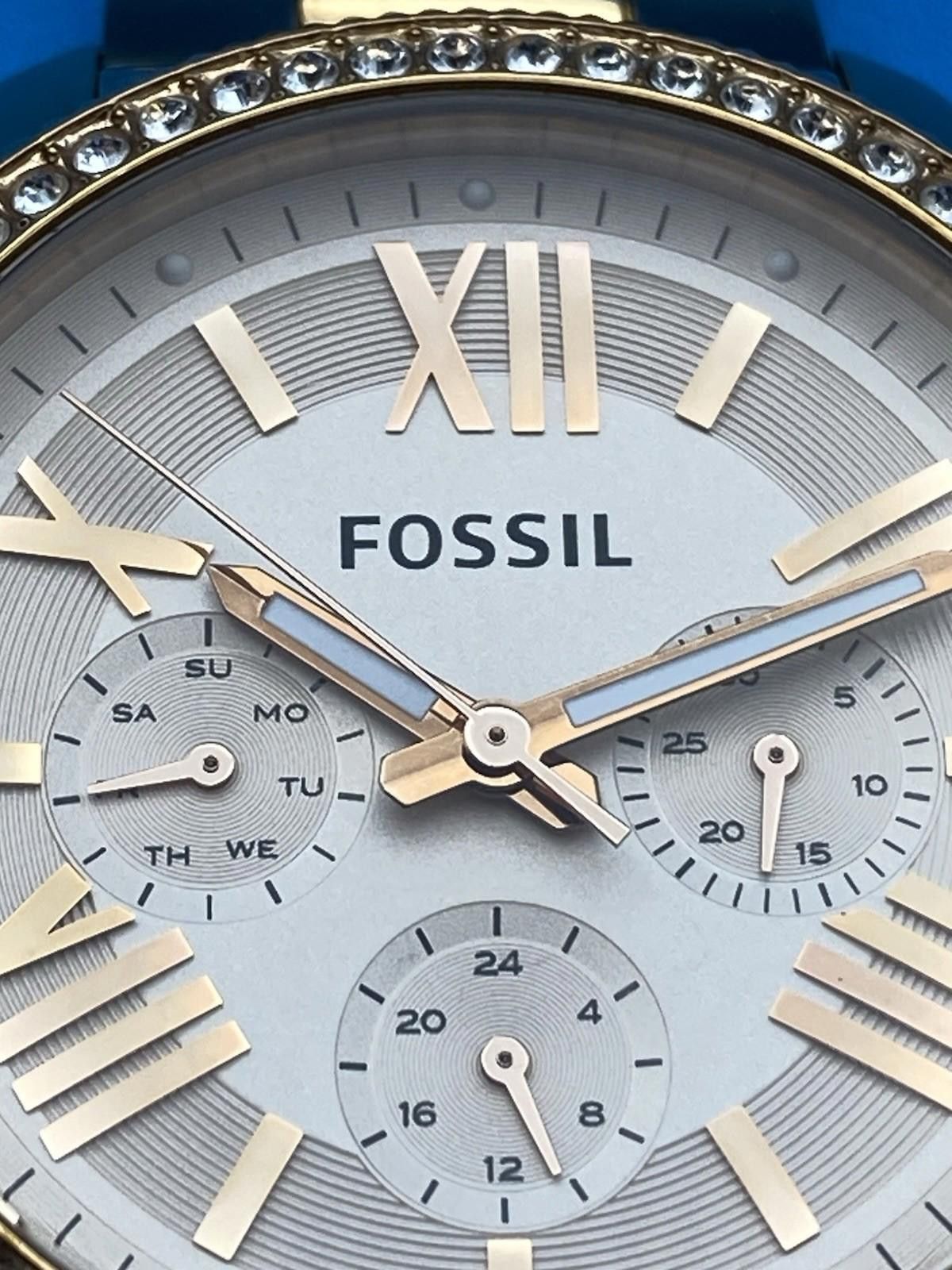 Fossil Fossil AM4483 Cecile Stainless Steel Rose Gold Dial Watch Size ONE SIZE - 5 Thumbnail